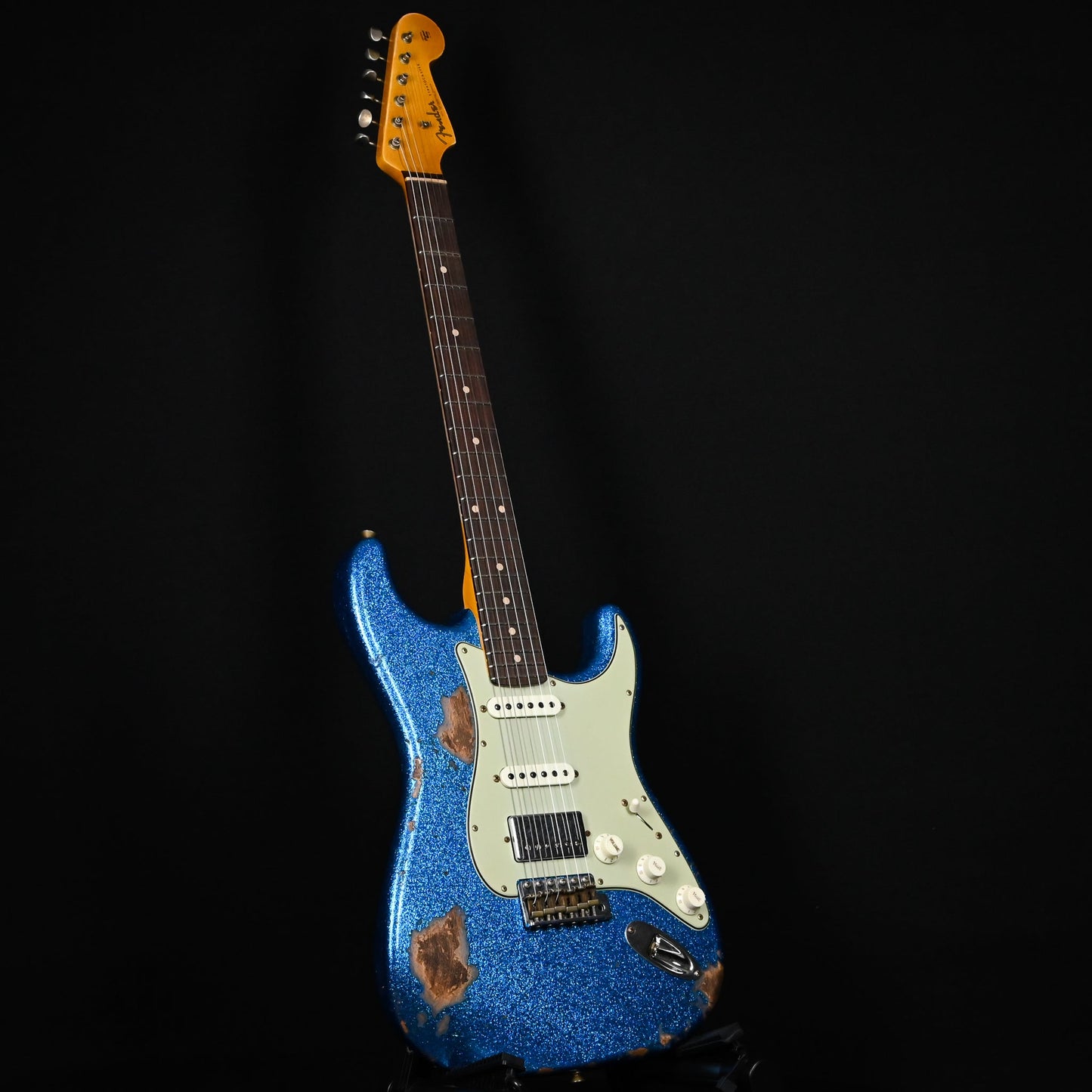 Fender Custom Shop '62 Stratocaster HSS Heavy Relic- Blue Sparkle 2026 (R146850)