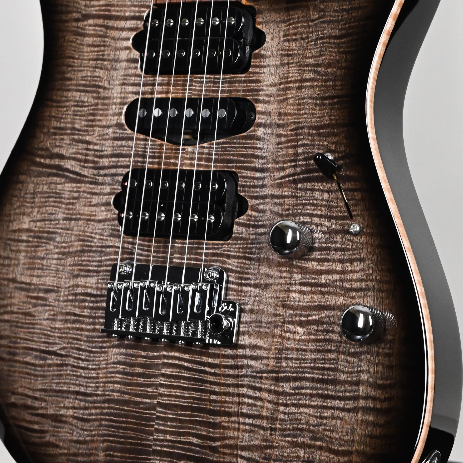 Suhr Modern Plus Electric Guitar- Faded Trans Charcoal Burst 2026 (93366)