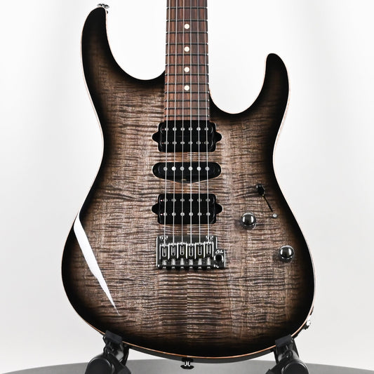 Suhr Modern Plus Electric Guitar- Faded Trans Charcoal Burst 2026 (93366)