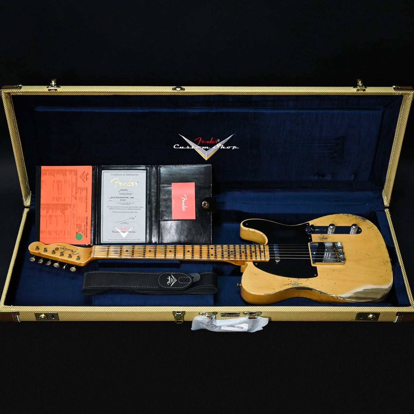 Fender Custom Shop '52 Telecaster Heavy Relic- Aged Nocaster Blonde 2026 (R151001)