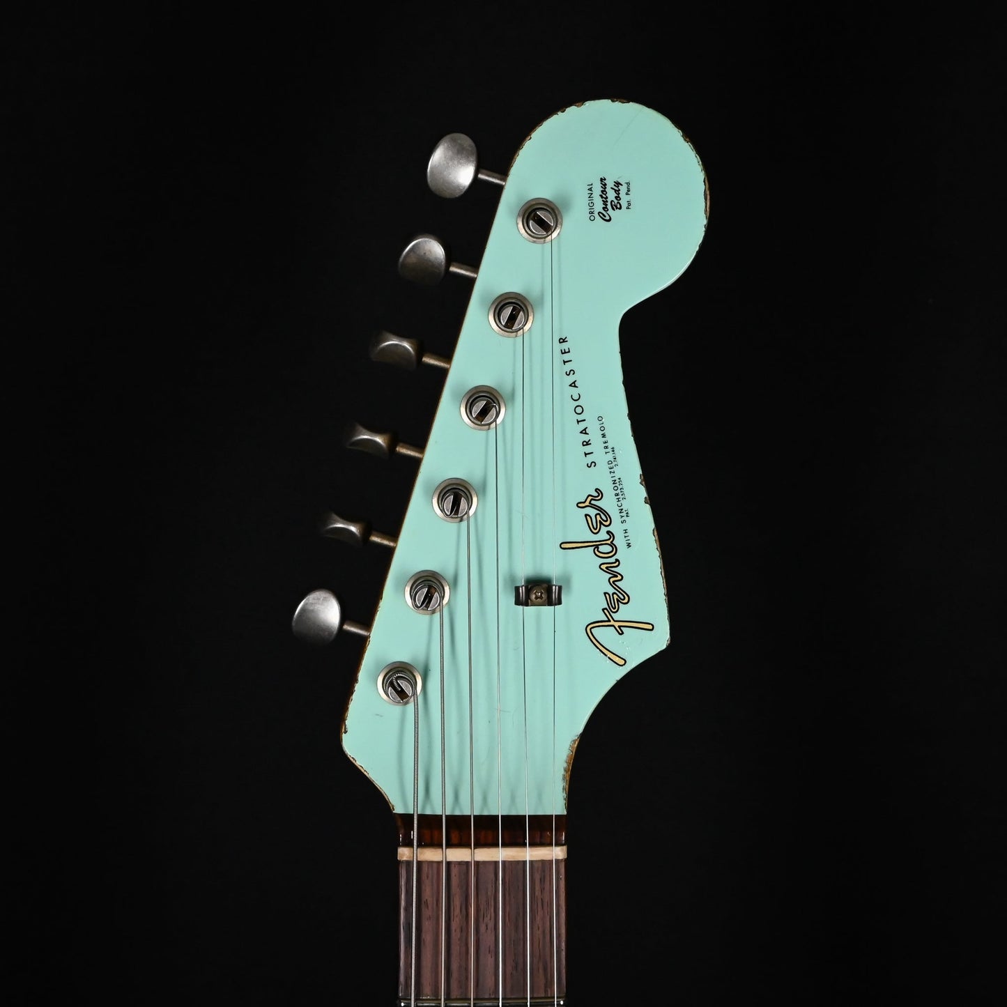 Fender Custom Shop '62 Stratocaster HSS w/ Painted Headcap, Heavy Relic- Surf Green 2026 (R148025)