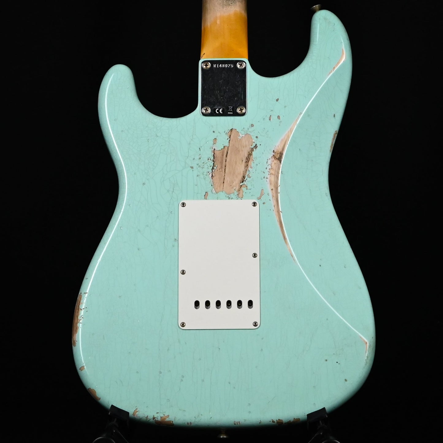 Fender Custom Shop '62 Stratocaster HSS w/ Painted Headcap, Heavy Relic- Surf Green 2026 (R148025)