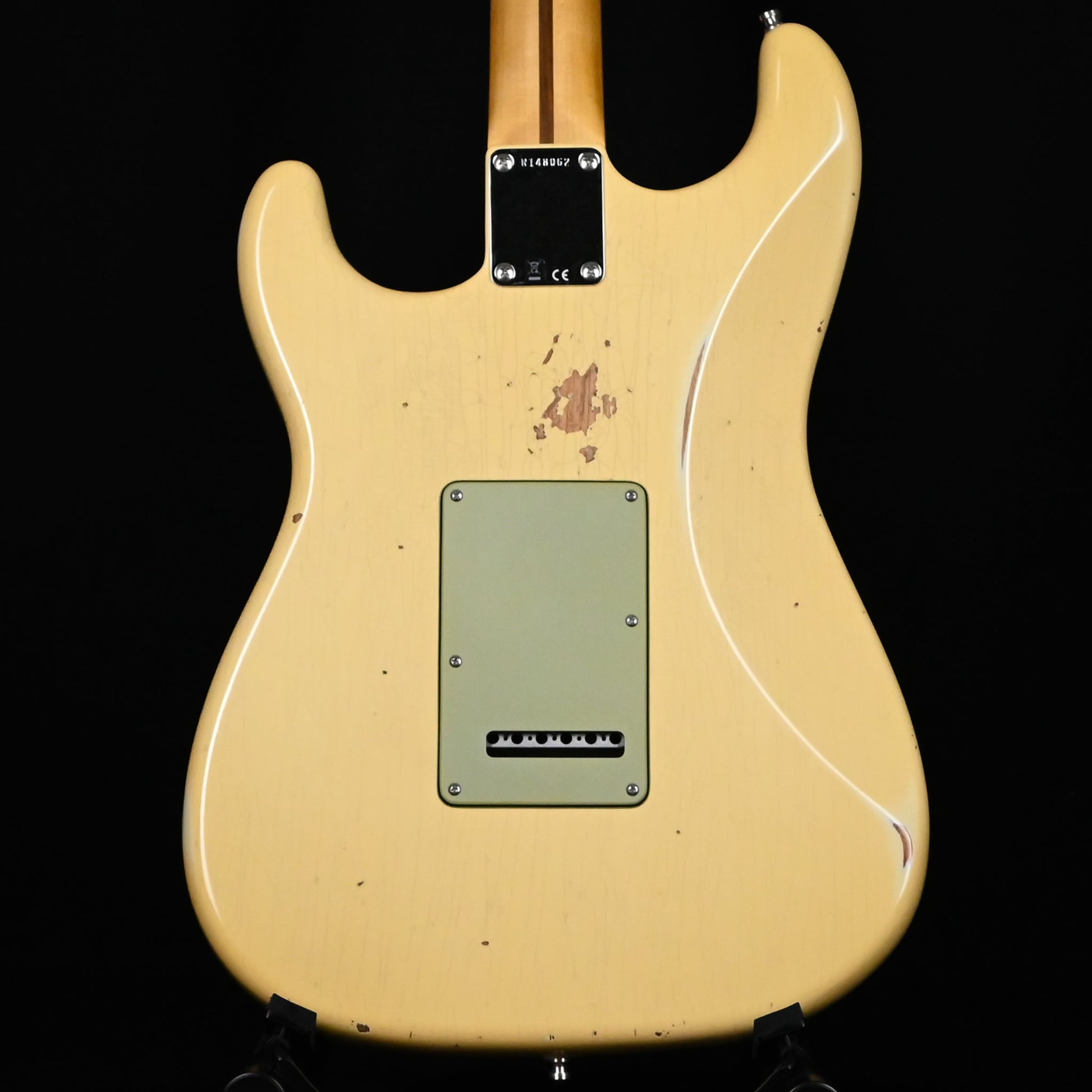 Fender Custom Shop Deluxe Stratocaster w/ Seymour Duncan SH4B Humbucker, Relic/ Closet Classic Hardware- Aged Vintage White 2026 (R148062)