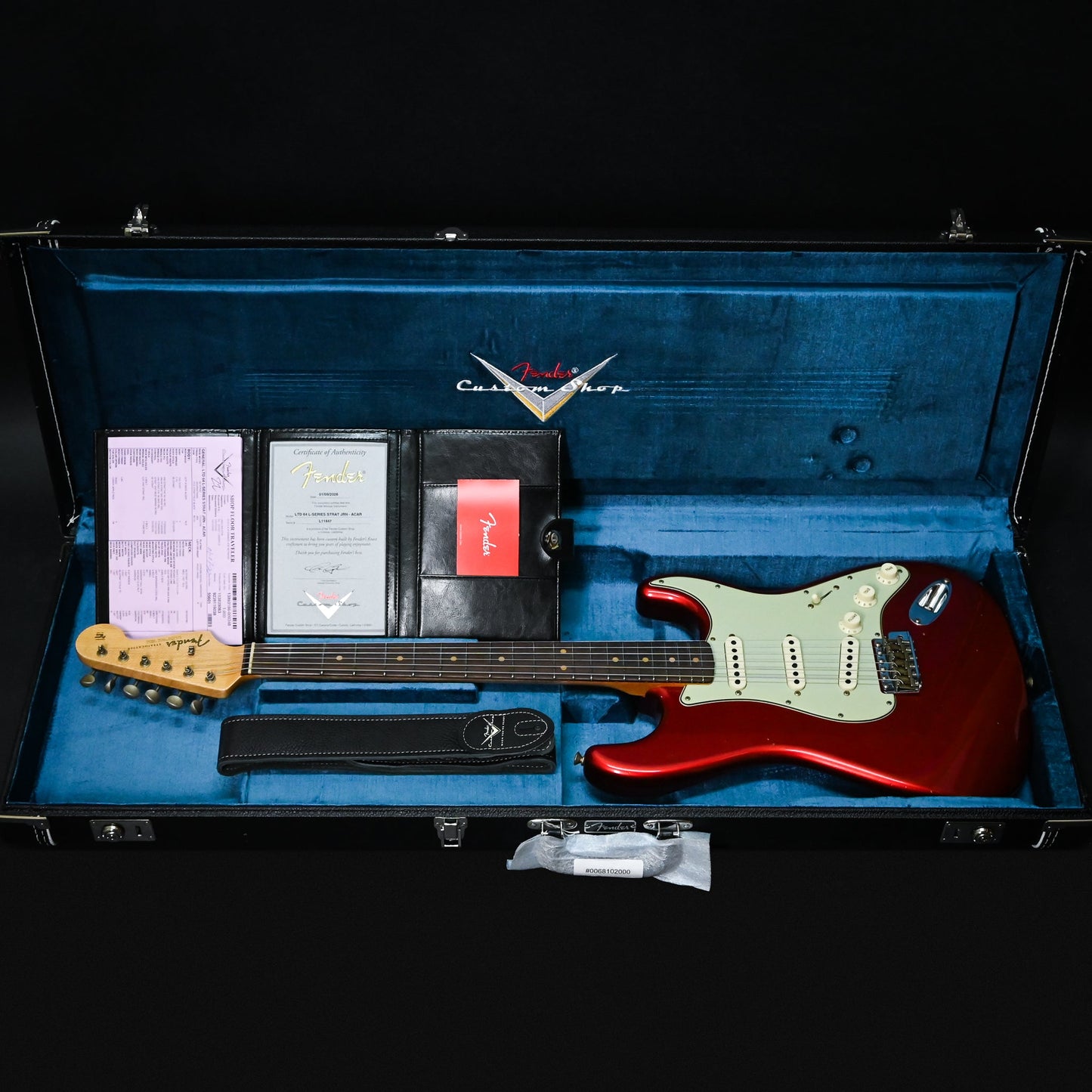 Fender Custom Shop Limited Edition 64 L-Series Stratocaster Journeyman- Aged Candy Apple Red 2026 (L11847)