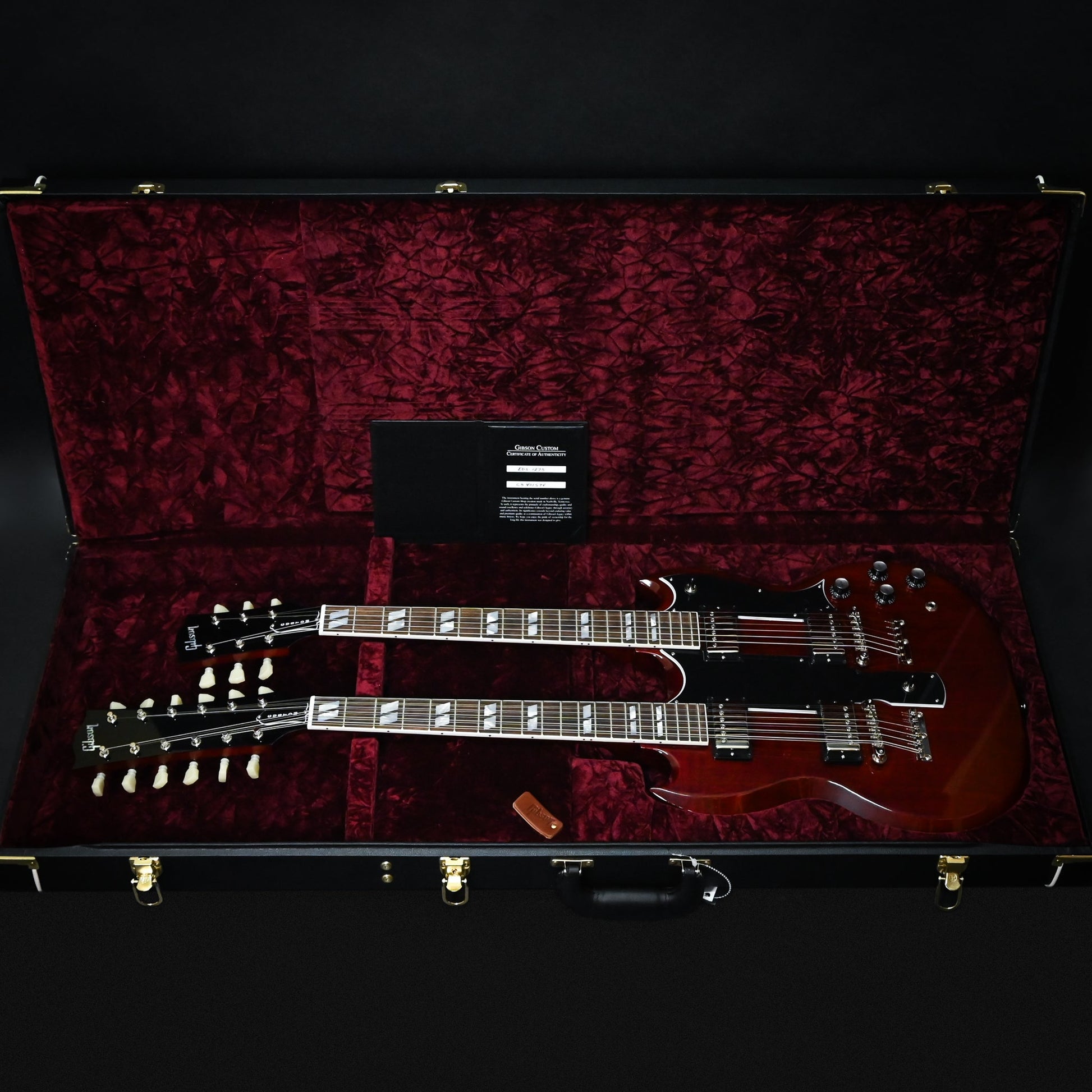 Gibson Custom EDS-1275 Double Neck 6-String & 12-String Electric Guitar- Cherry Red 2024 (C8401574) Used-Mint