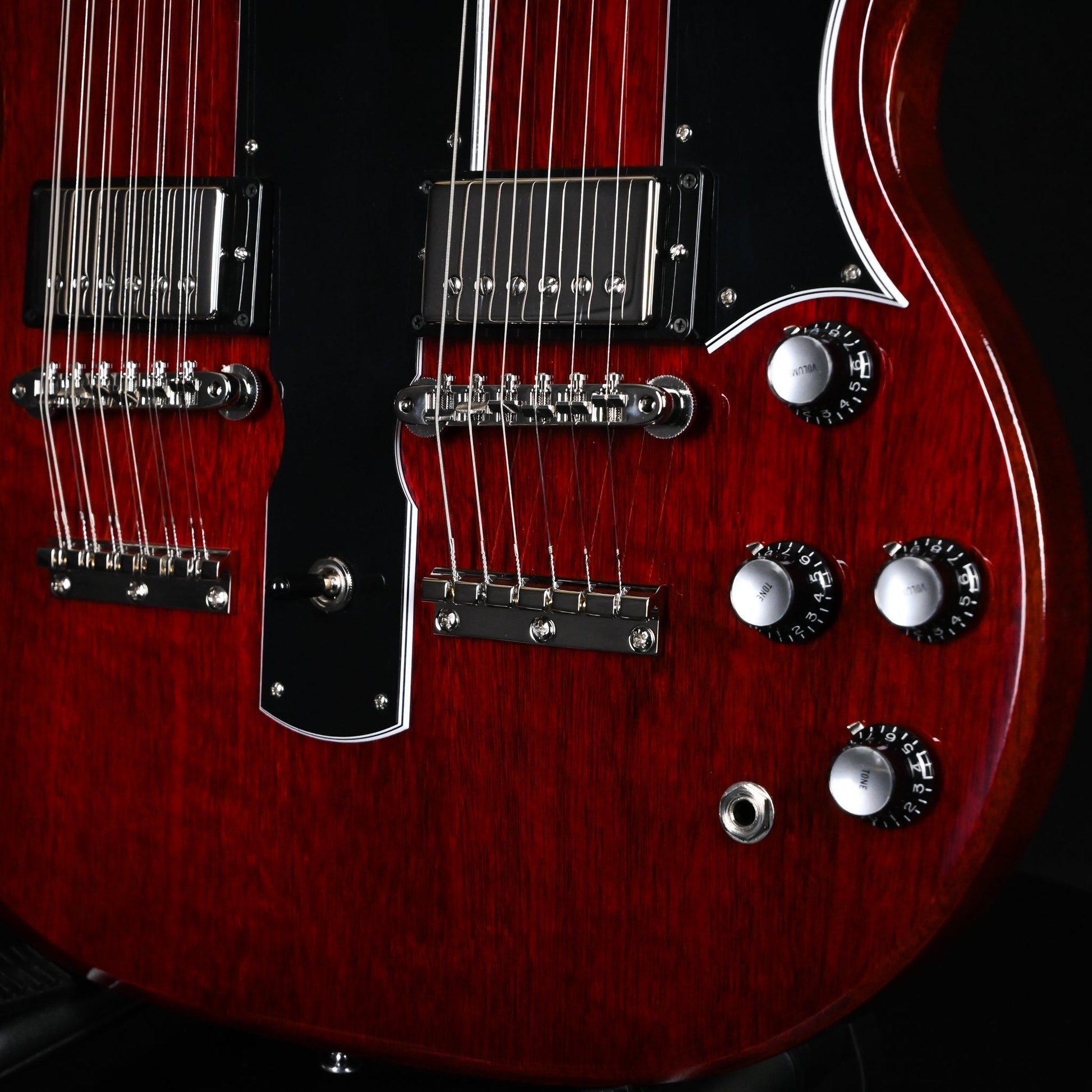 Gibson Custom EDS-1275 Double Neck 6-String & 12-String Electric Guitar- Cherry Red 2024 (C8401574) Used-Mint
