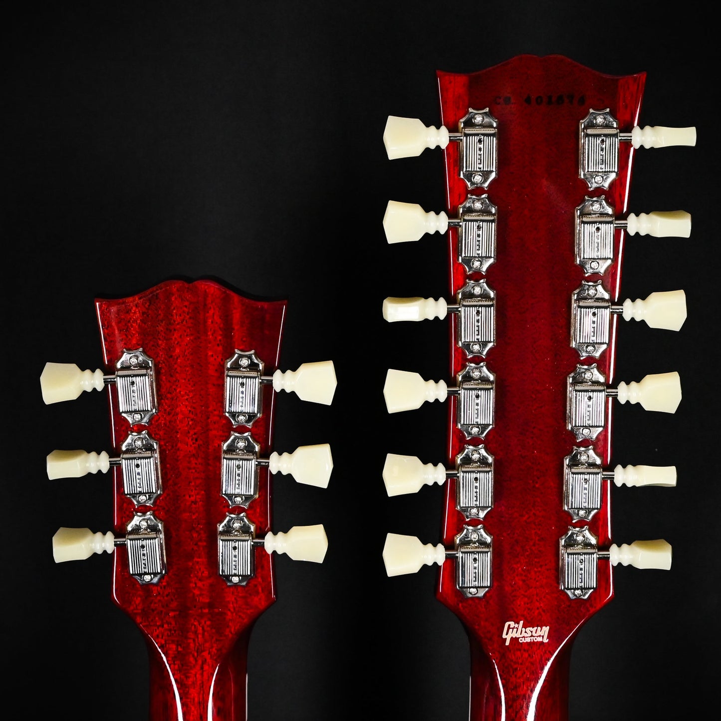 Gibson Custom EDS-1275 Double Neck 6-String & 12-String Electric Guitar- Cherry Red 2024 (C8401574) Used-Mint