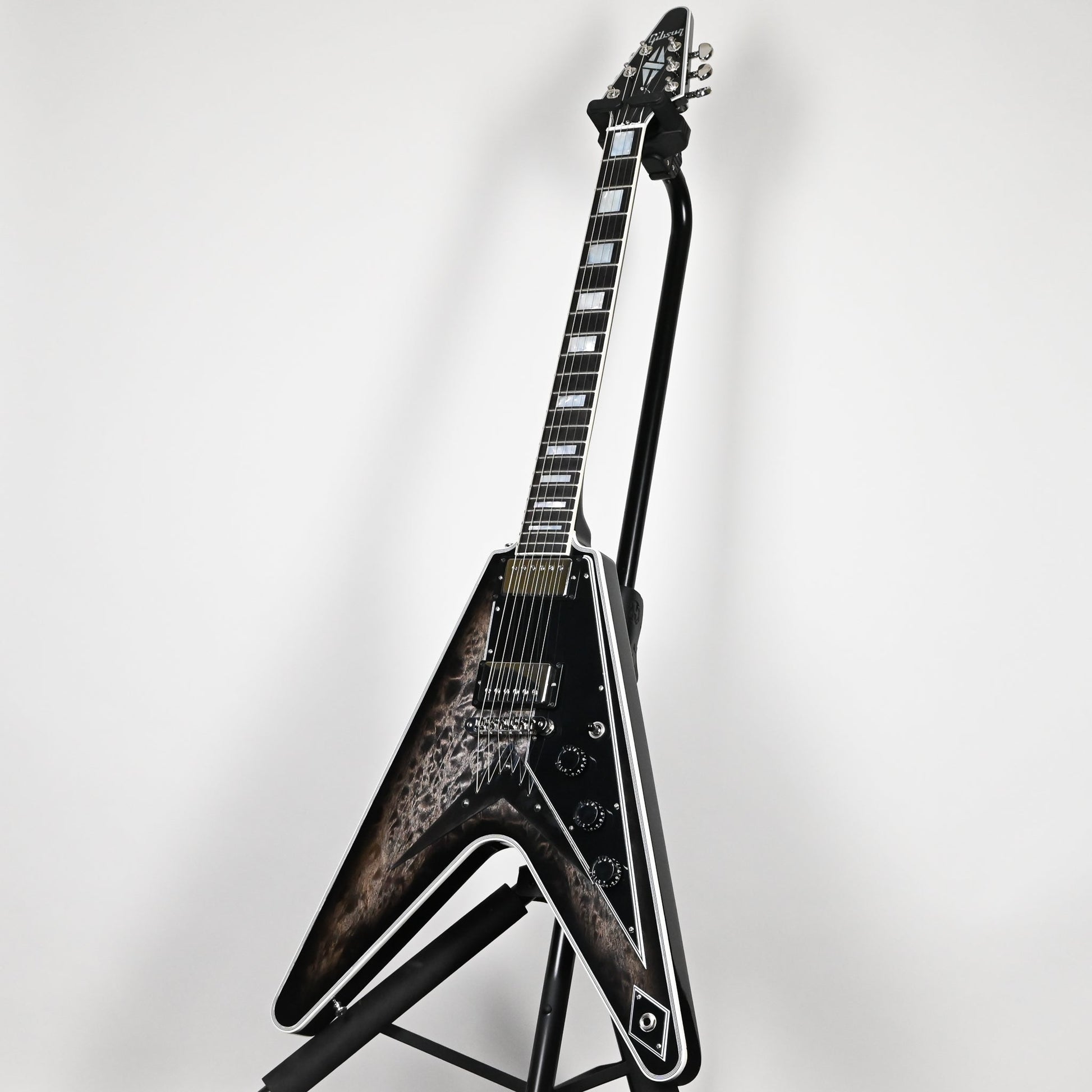 Gibson Custom M2M Flying V Custom Quilt Top Electric Guitar- Cobra Burst 2022 (CZ203454) Used-Mint