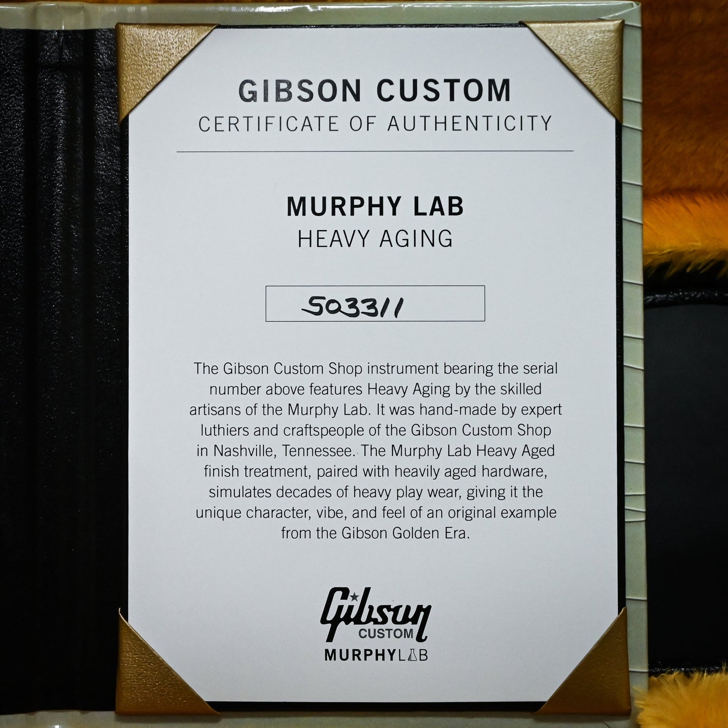 Gibson Custom '61 SG Standard Reissue Murphy Lab Heavy Aged- Reissue Burst 2025 (503311)