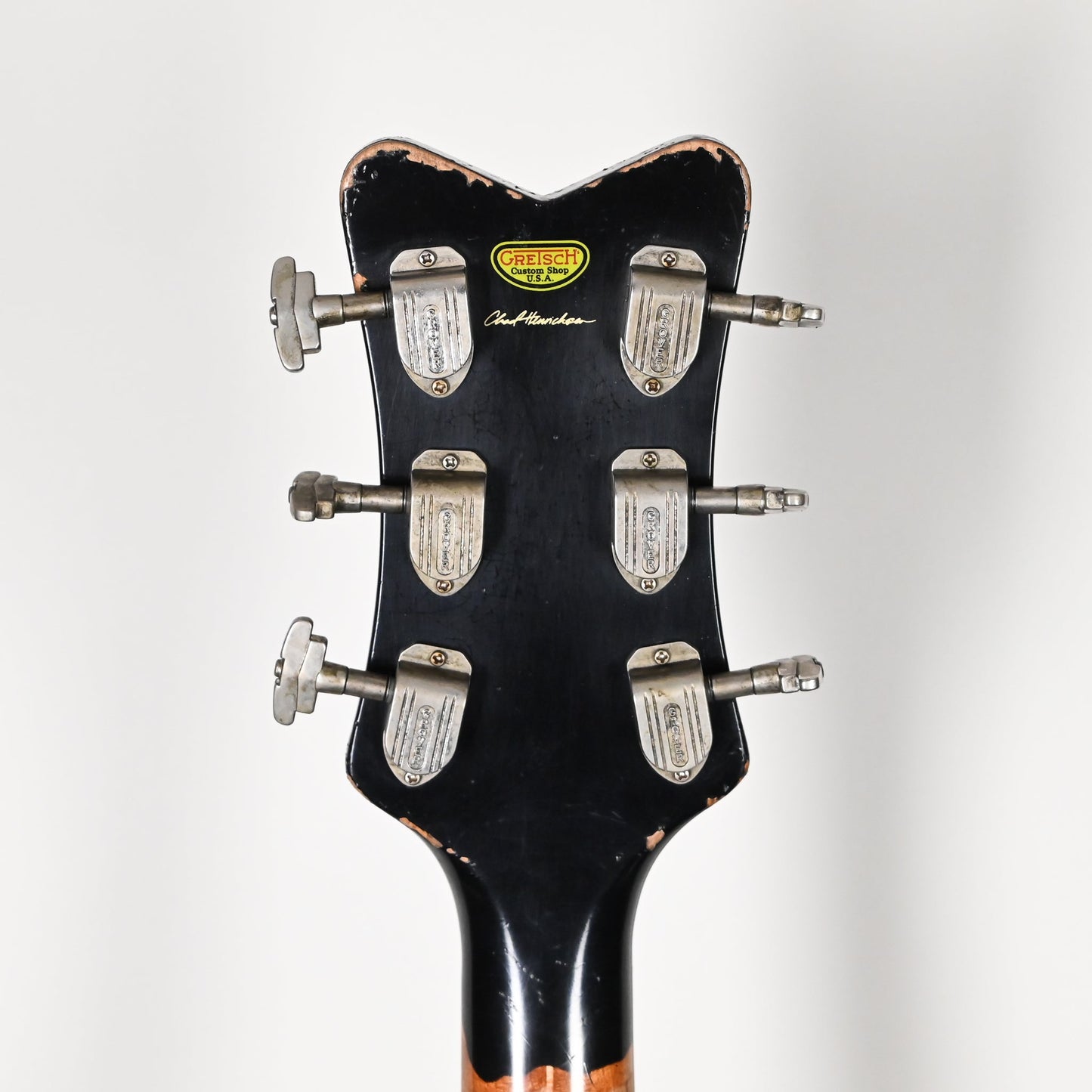 Gretsch Custom Shop USA Masterbuilt Chad Henrichsen 1955 Penguin Heavy Relic- Firebird Red over Black 2025 (UC25113955)