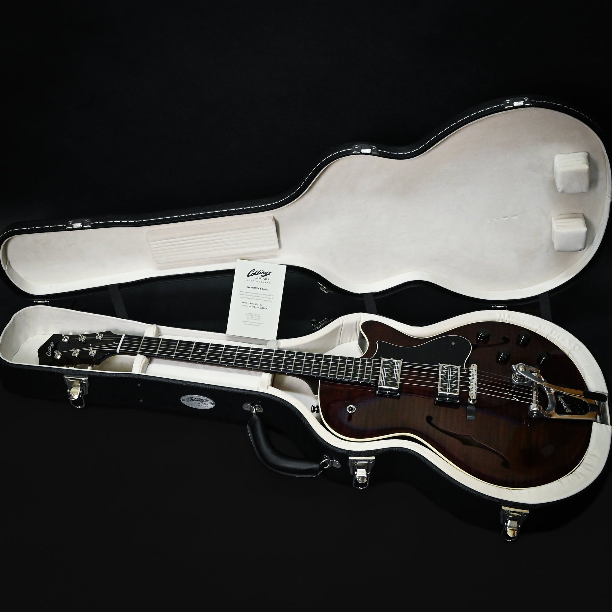 Collings 620 SM LC Hollowbody Electric Guitar- Oxblood 2025 (25022)