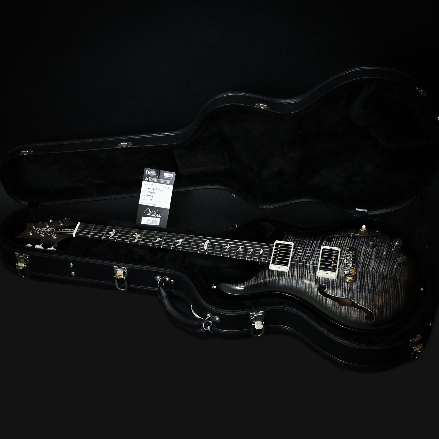 PRS Hollowbody II Piezo w/ 10 Top Electric Guitar- Charcoal 2025 (0399156)
