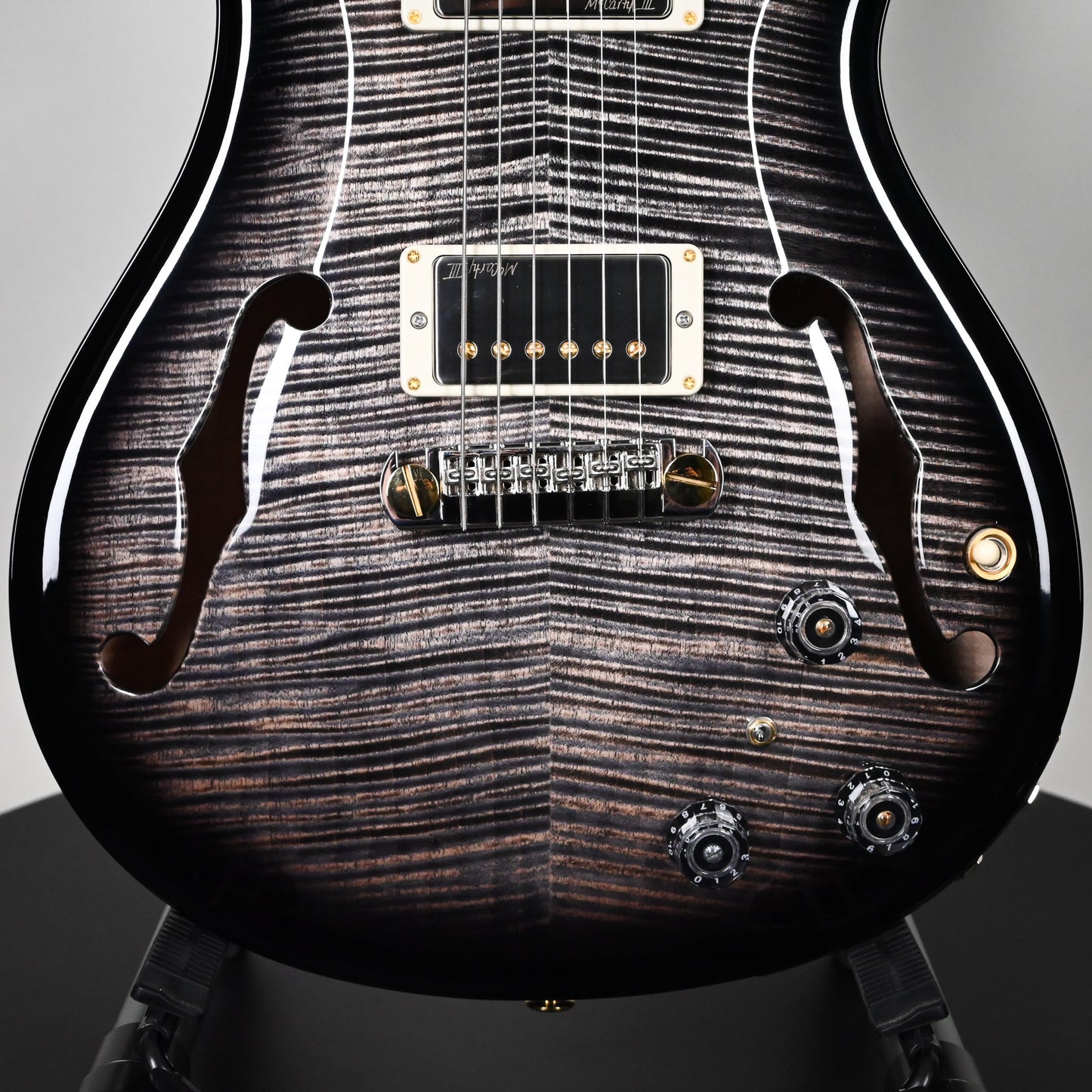 PRS Hollowbody II Piezo w/ 10 Top Electric Guitar- Charcoal 2025 (0399156)