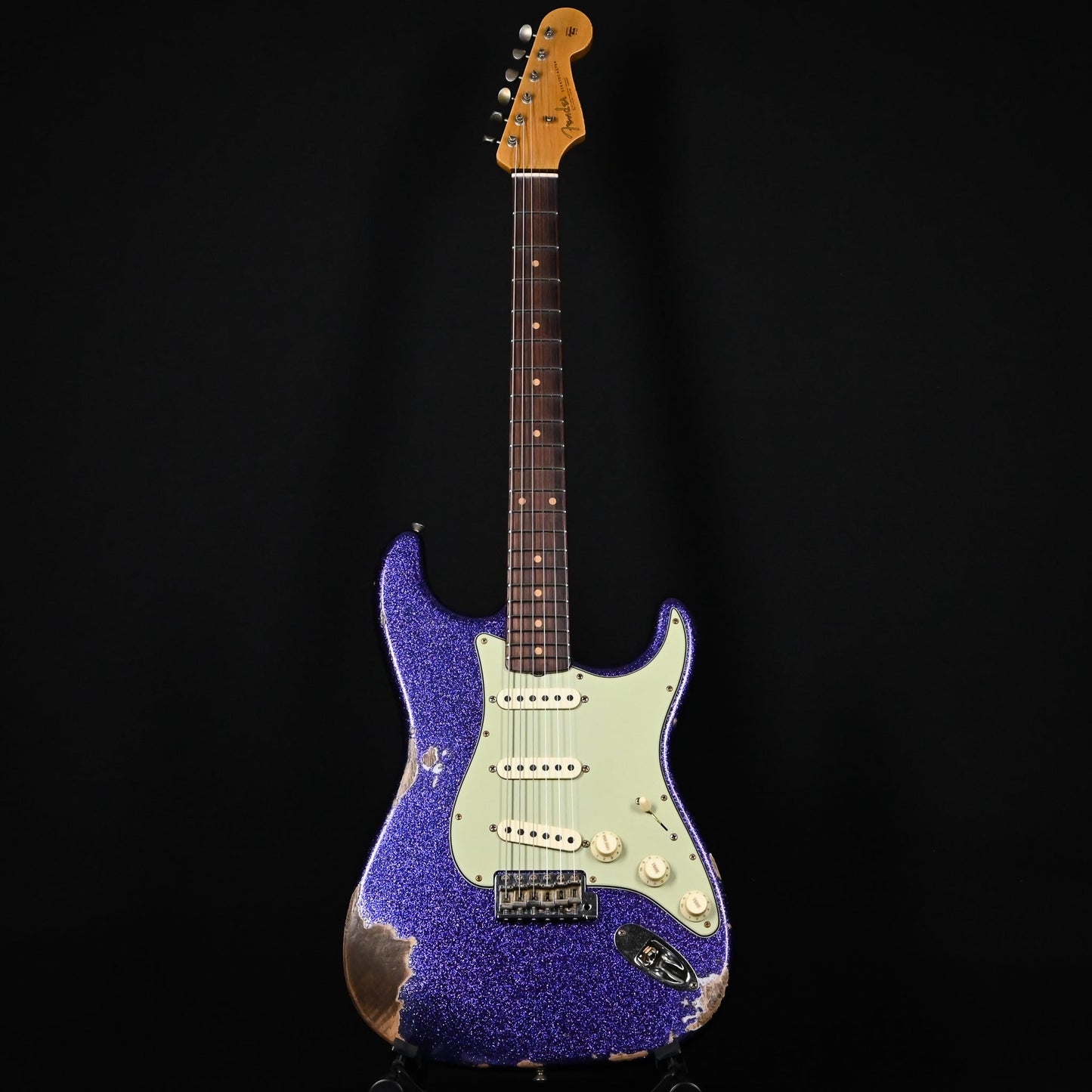 Fender Custom Shop '62 Stratocaster Heavy Relic- Aged Purple Sparkle 2025 (CZ552209)