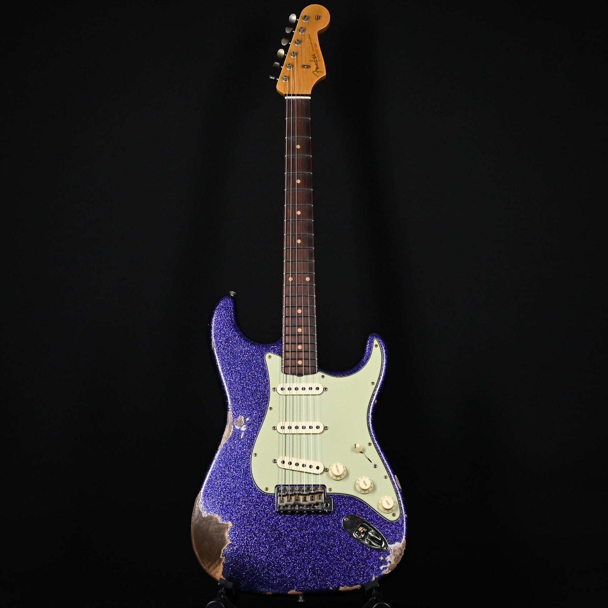 Fender Custom Shop '62 Stratocaster Heavy Relic- Aged Purple Sparkle 2025 (CZ552209)