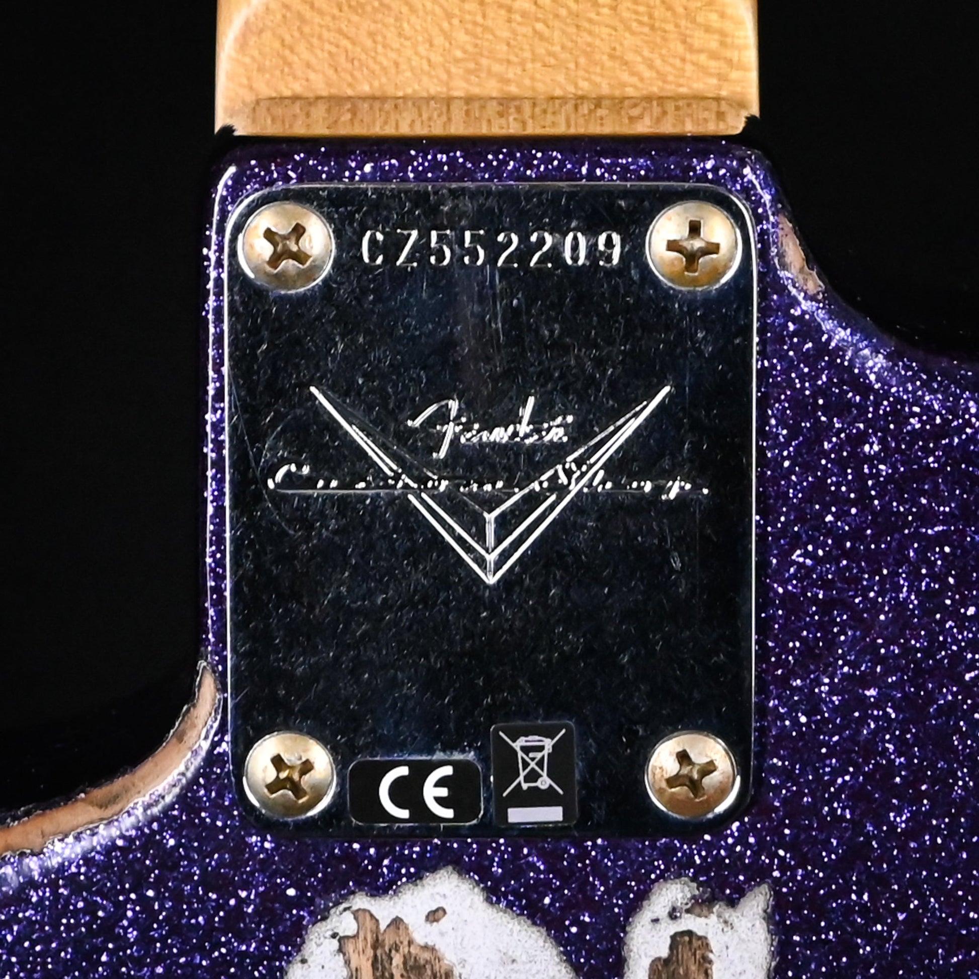 Fender Custom Shop '62 Stratocaster Heavy Relic- Aged Purple Sparkle 2025 (CZ552209)