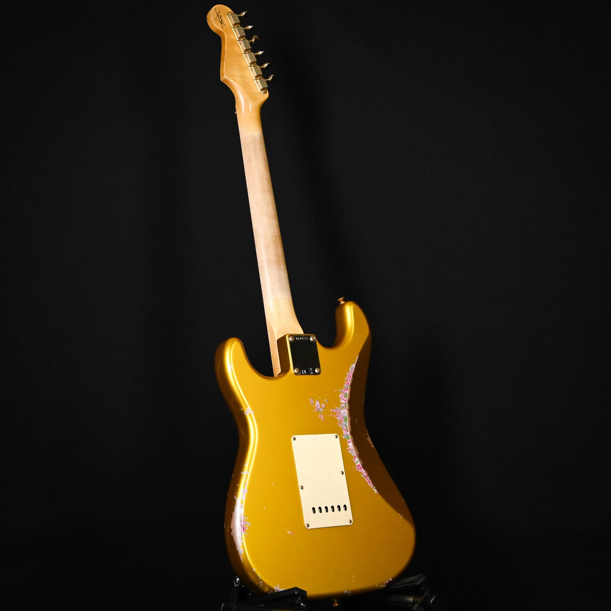 Fender Custom Shop 1962 Stratocaster w/ Gold Hardware Heavy Relic- Frost Gold/ Pink Paisley 2025 (R139222)