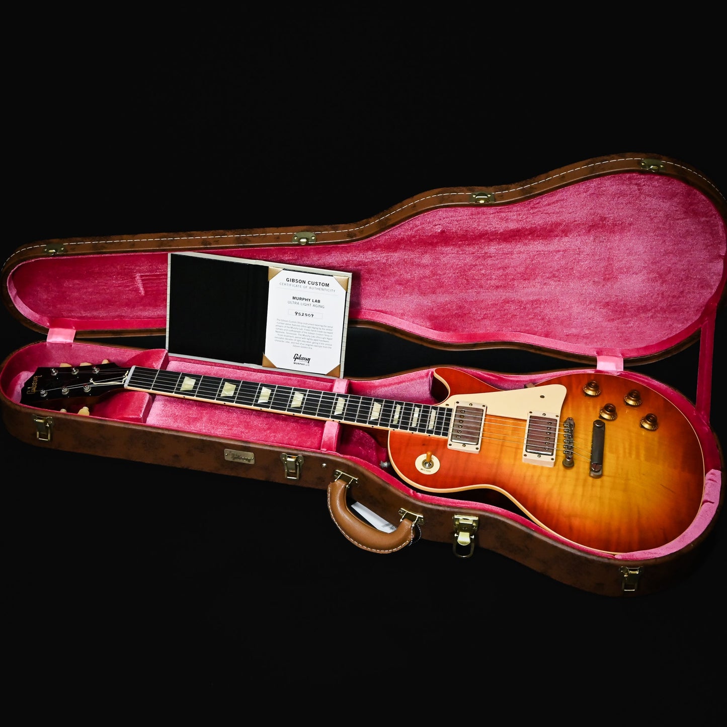 Gibson Custom 1959 Les Paul Standard Reissue Murphy Lab Ultra Light Aged- Sunrise Teaburst (952509)