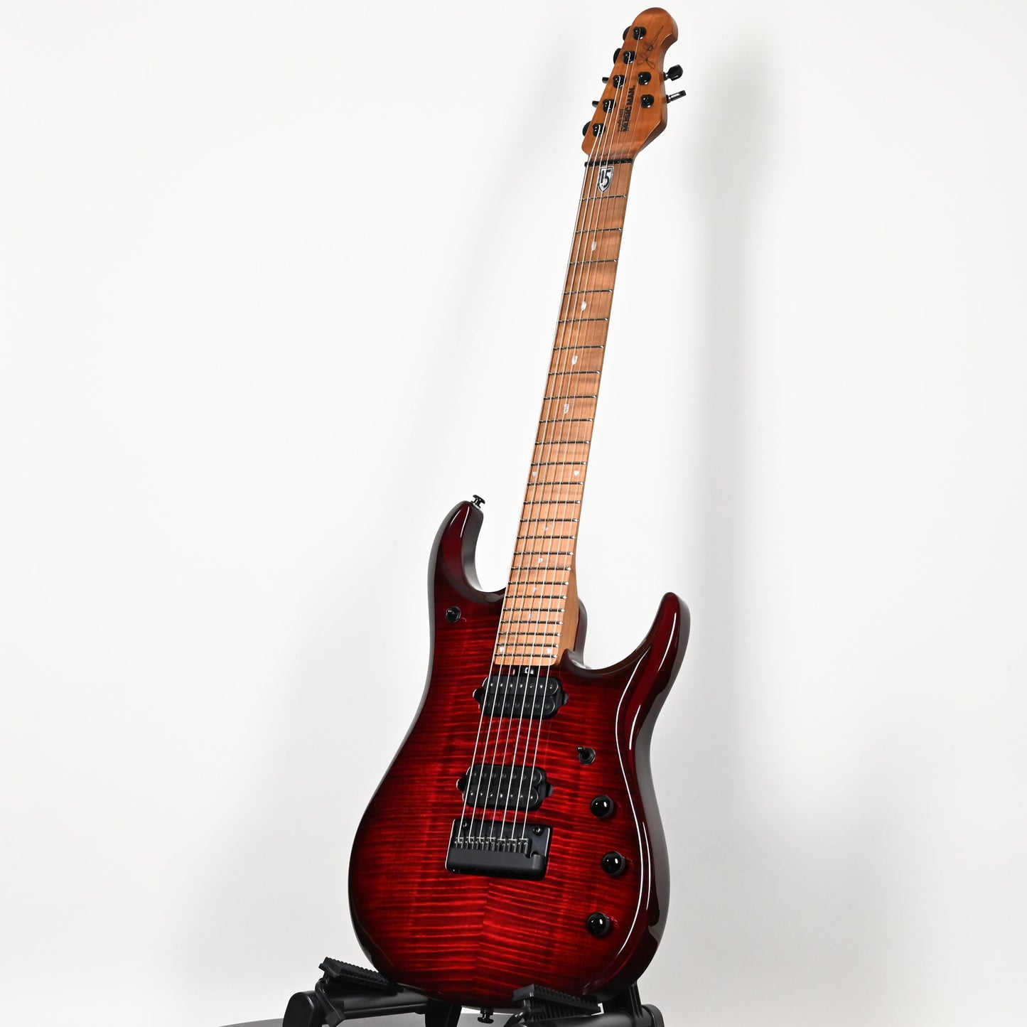 Ernie Ball Music Man JP15 John Petrucci Signature 7-String Electric Guitar- Red Tide Flame 2026 (K07904)