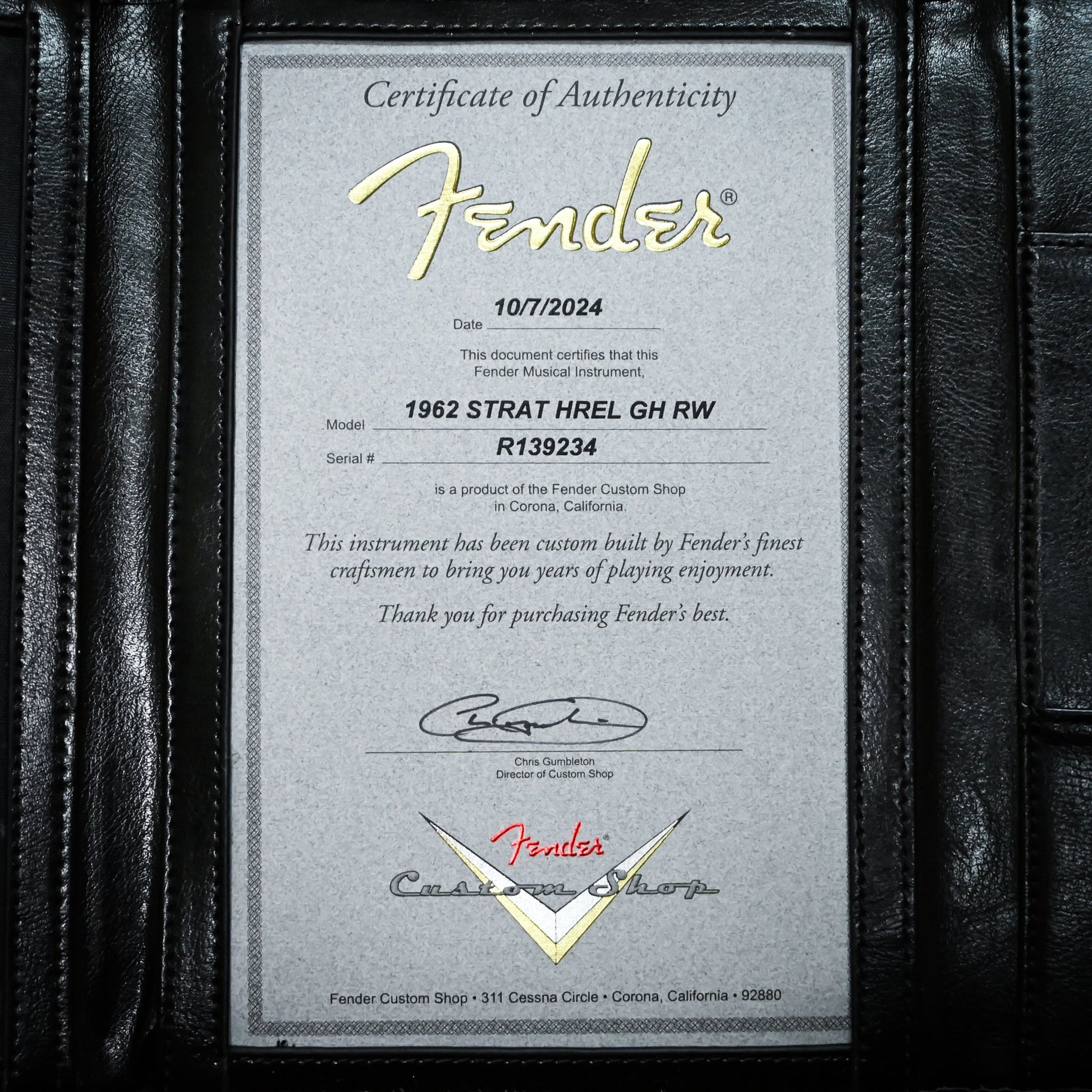 Fender Custom Shop 1962 Stratocaster w/ Gold Hardware Heavy Relic- Purple Sparkle / Black Paisley 2024 (R139234)