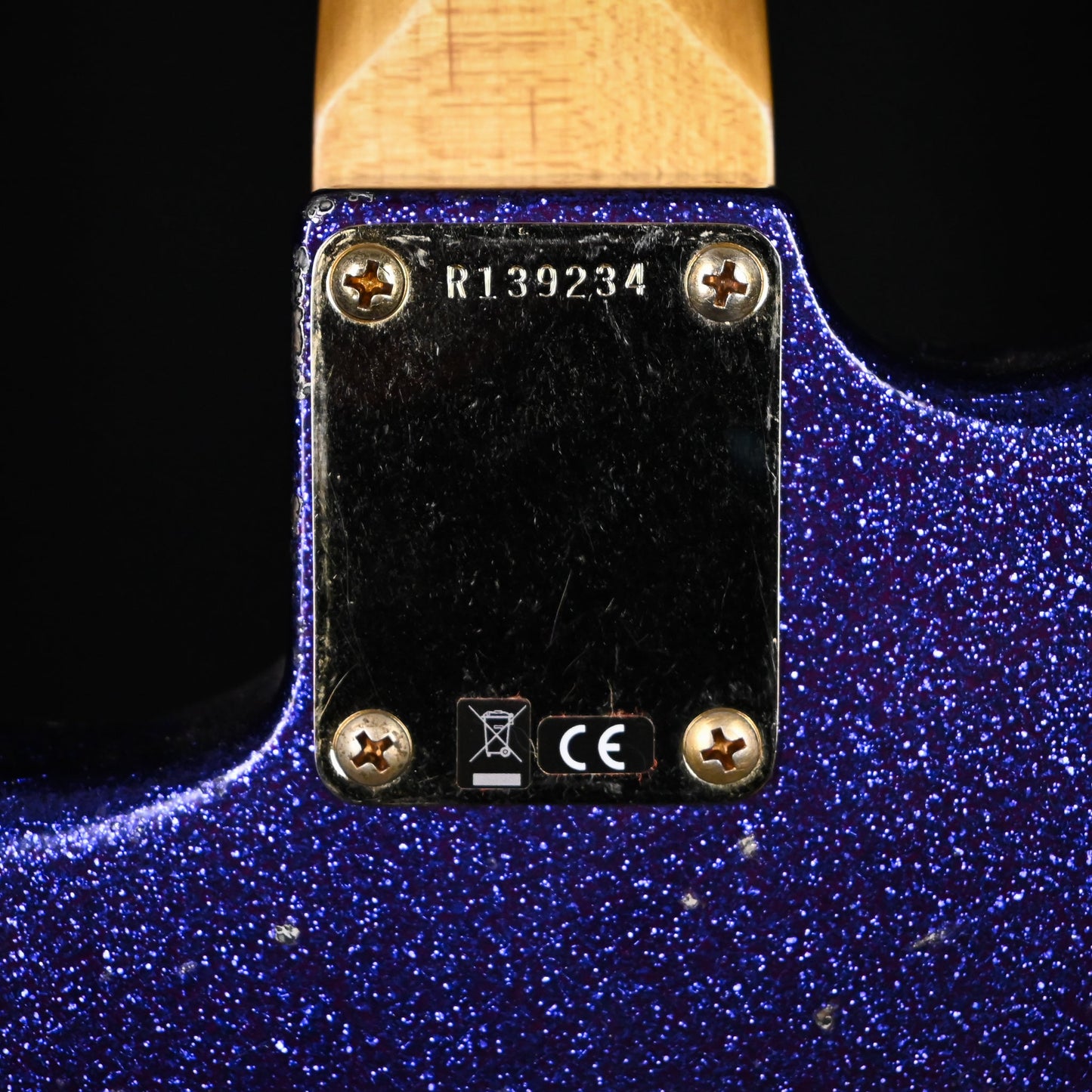 Fender Custom Shop 1962 Stratocaster w/ Gold Hardware Heavy Relic- Purple Sparkle / Black Paisley 2024 (R139234)