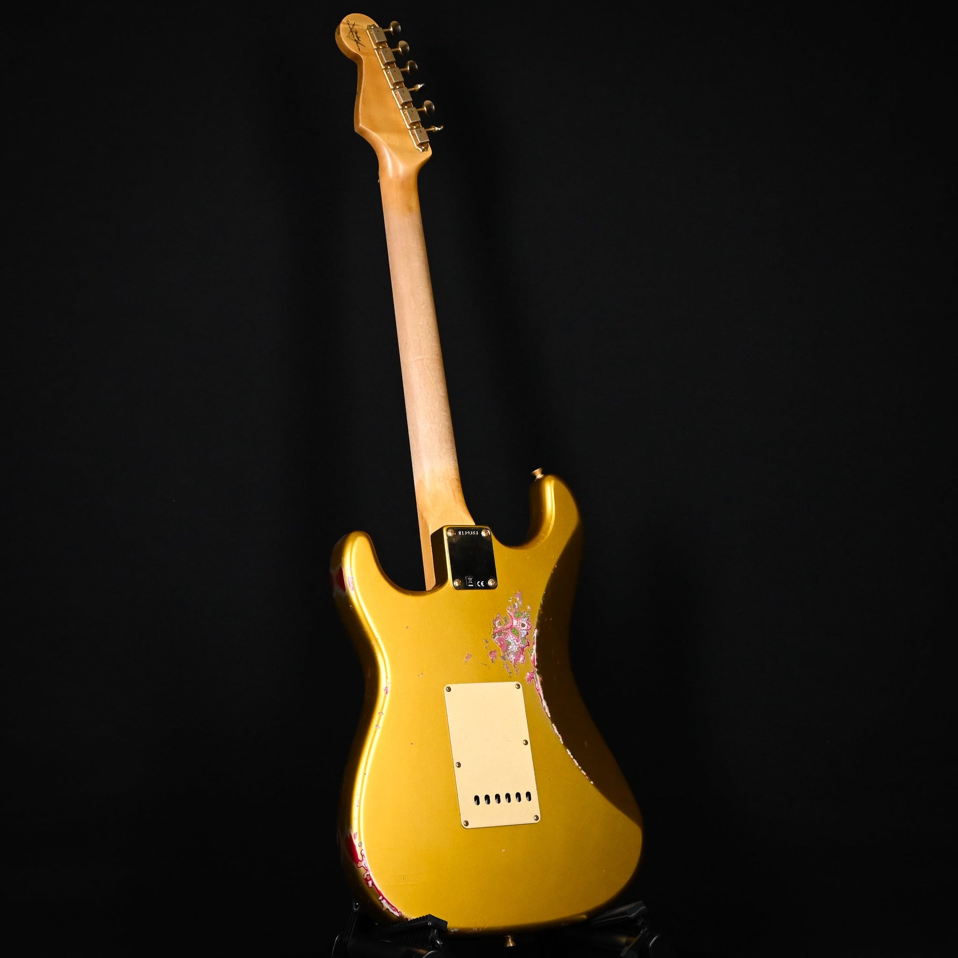 Fender Custom Shop 1962 Stratocaster w/ Gold Hardware Heavy Relic- Frost Gold / Pink Paisley 2024 (R139354)