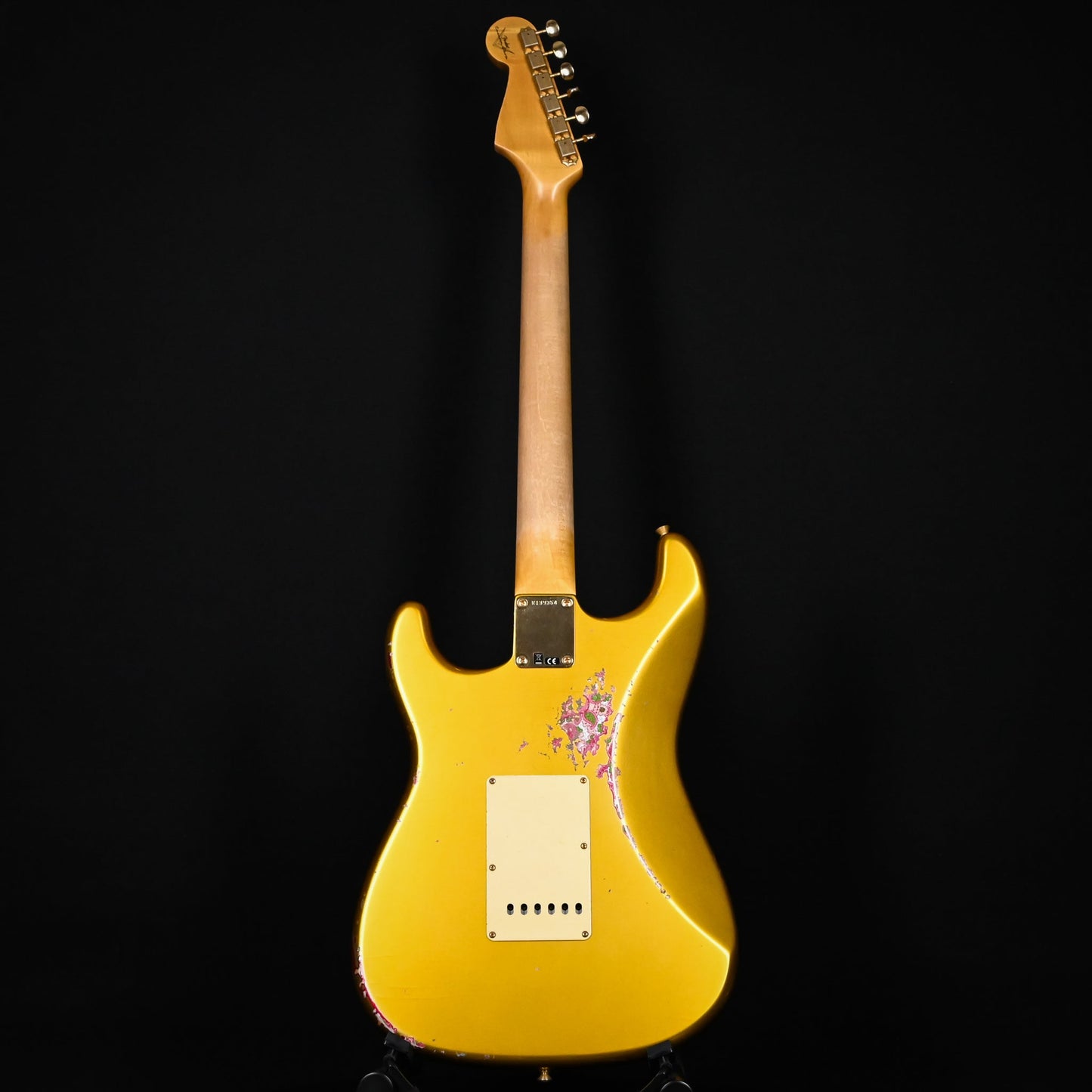 Fender Custom Shop 1962 Stratocaster w/ Gold Hardware Heavy Relic- Frost Gold / Pink Paisley 2024 (R139354)