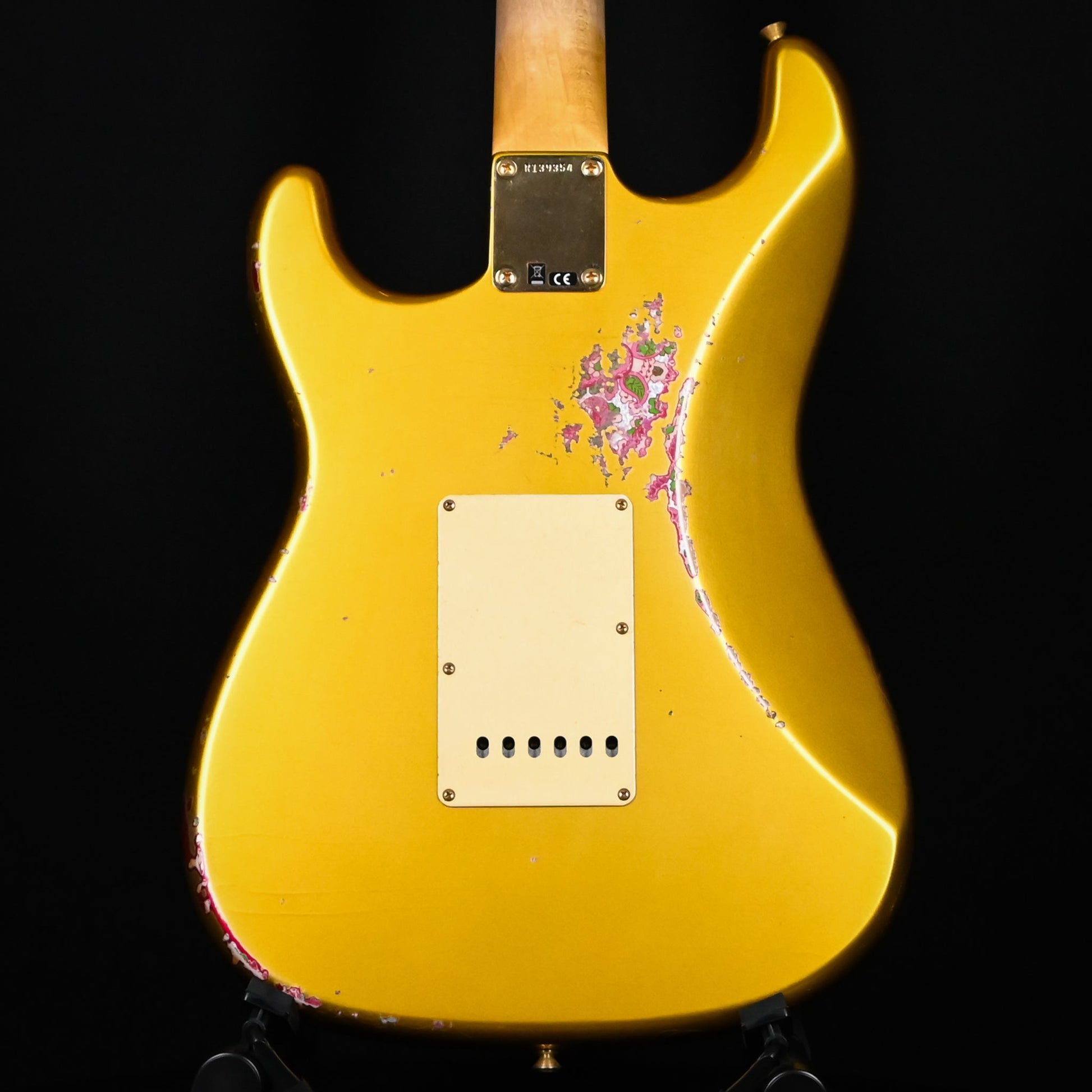 Fender Custom Shop 1962 Stratocaster w/ Gold Hardware Heavy Relic- Frost Gold / Pink Paisley 2024 (R139354)