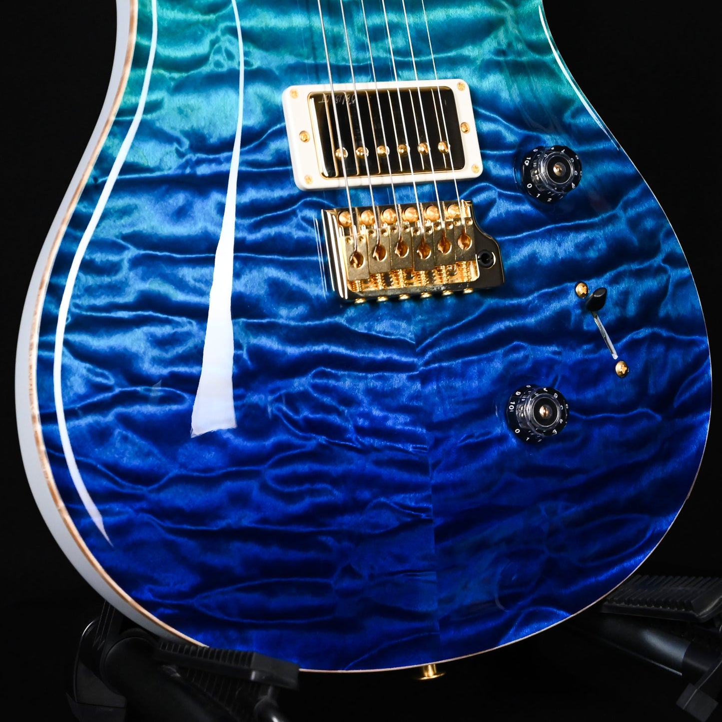 PRS Custom 24 Wood Library w/ 10-Top, Brazilian Rosewood, & 58/15 LT Pickups- Blue Fade 2026 (0423893)