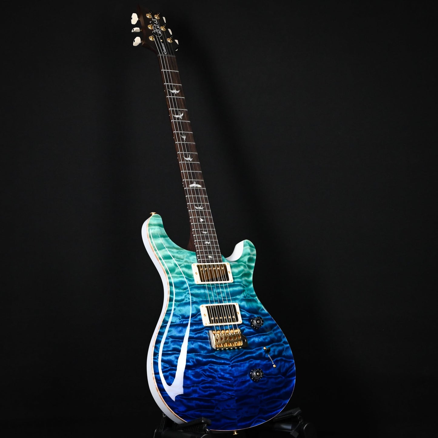 PRS Custom 24 Wood Library w/ 10-Top, Brazilian Rosewood, & 58/15 LT Pickups- Blue Fade 2026 (0423893)