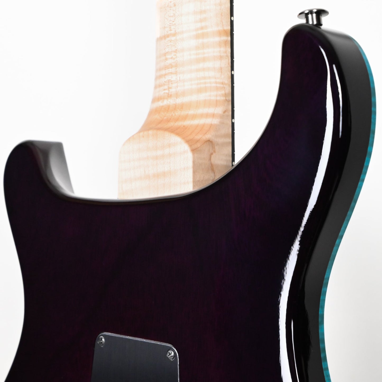 PRS Custom 24 Wood Library w/ 10-Top, Brazilian Rosewood, DMO Pickups- Aquableux Purple Burst 2026 (0419215)