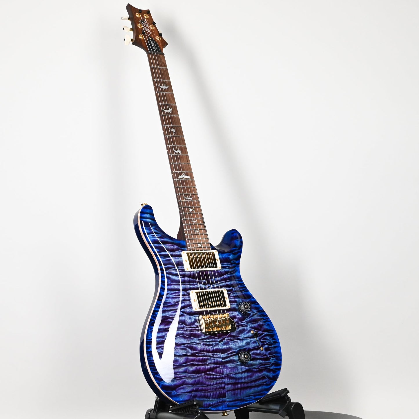 PRS Custom 24 Wood Library w/ 10-Top, Brazilian Rosewood, & 58/15 LT Pickups- Violet Blue Burst 2026 (0423892)
