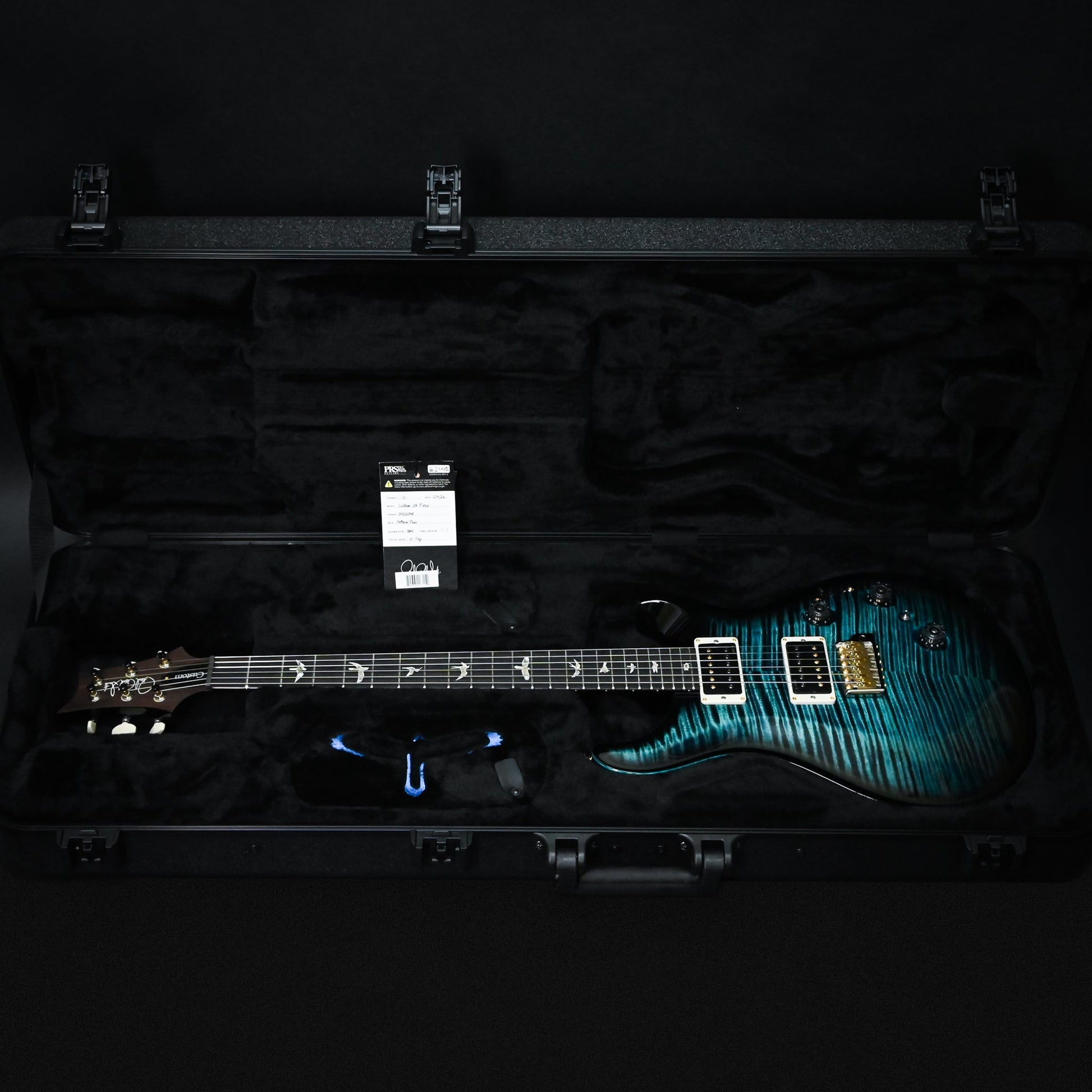 PRS Custom 24 Piezo w/ 10-Top & DMO Pickups Electric Guitar- Cobalt Smokeburst 2025 (0422040)