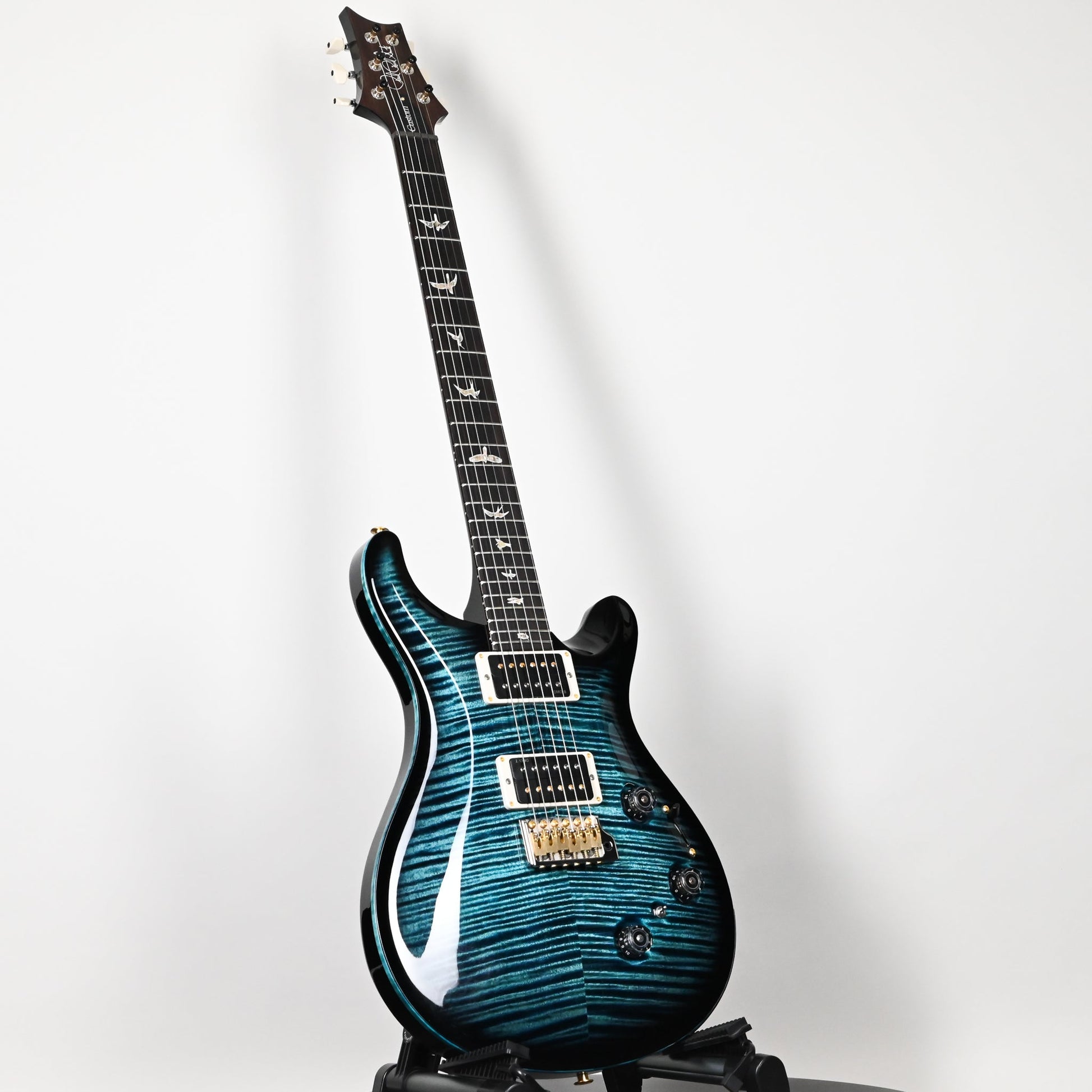 PRS Custom 24 Piezo w/ 10-Top & DMO Pickups Electric Guitar- Cobalt Smokeburst 2025 (0422040)