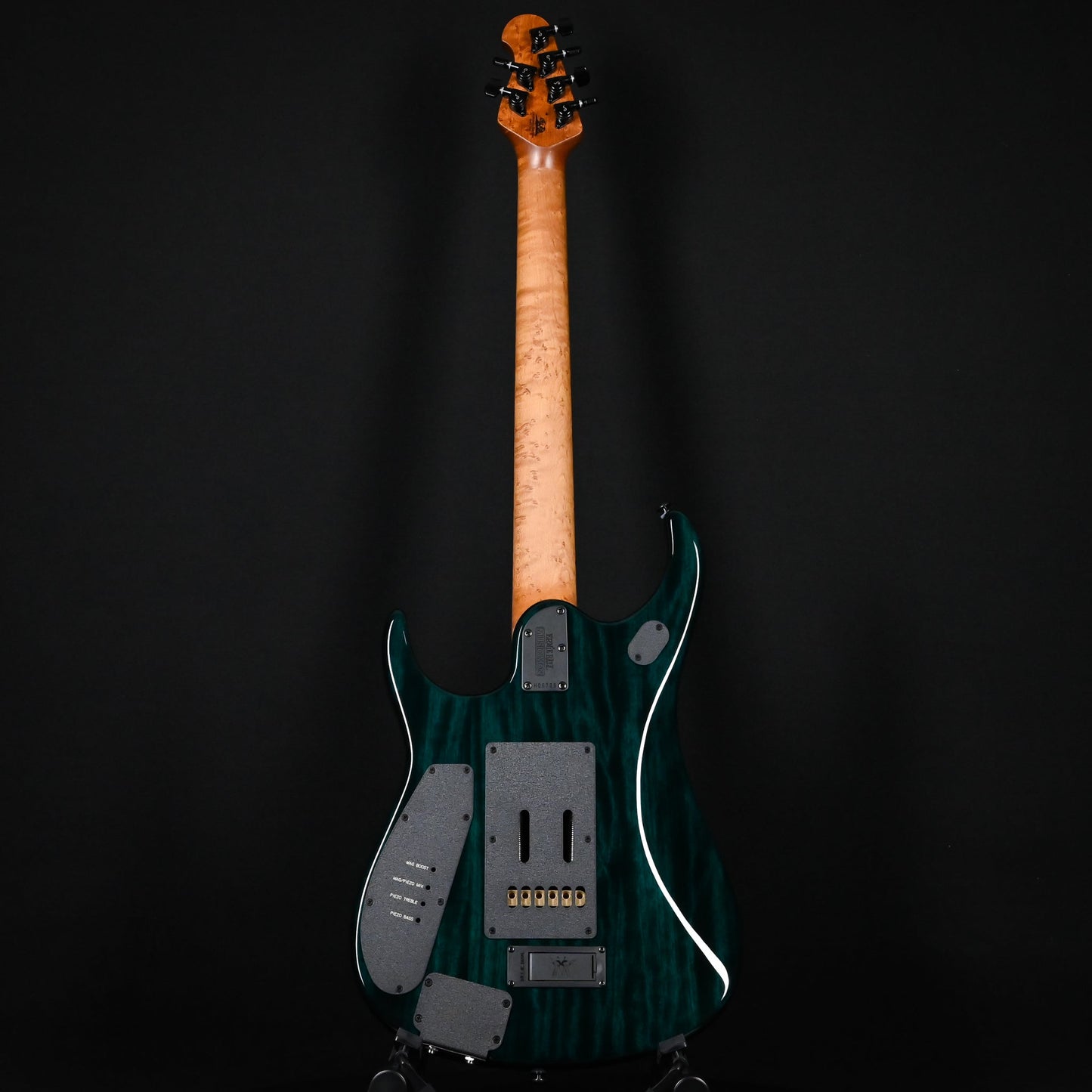 Ernie Ball Music Man JP15 Emerald Glow Roasted/Figured Maple Neck *Miami Guitar Exclusive* 2024 (H06785)