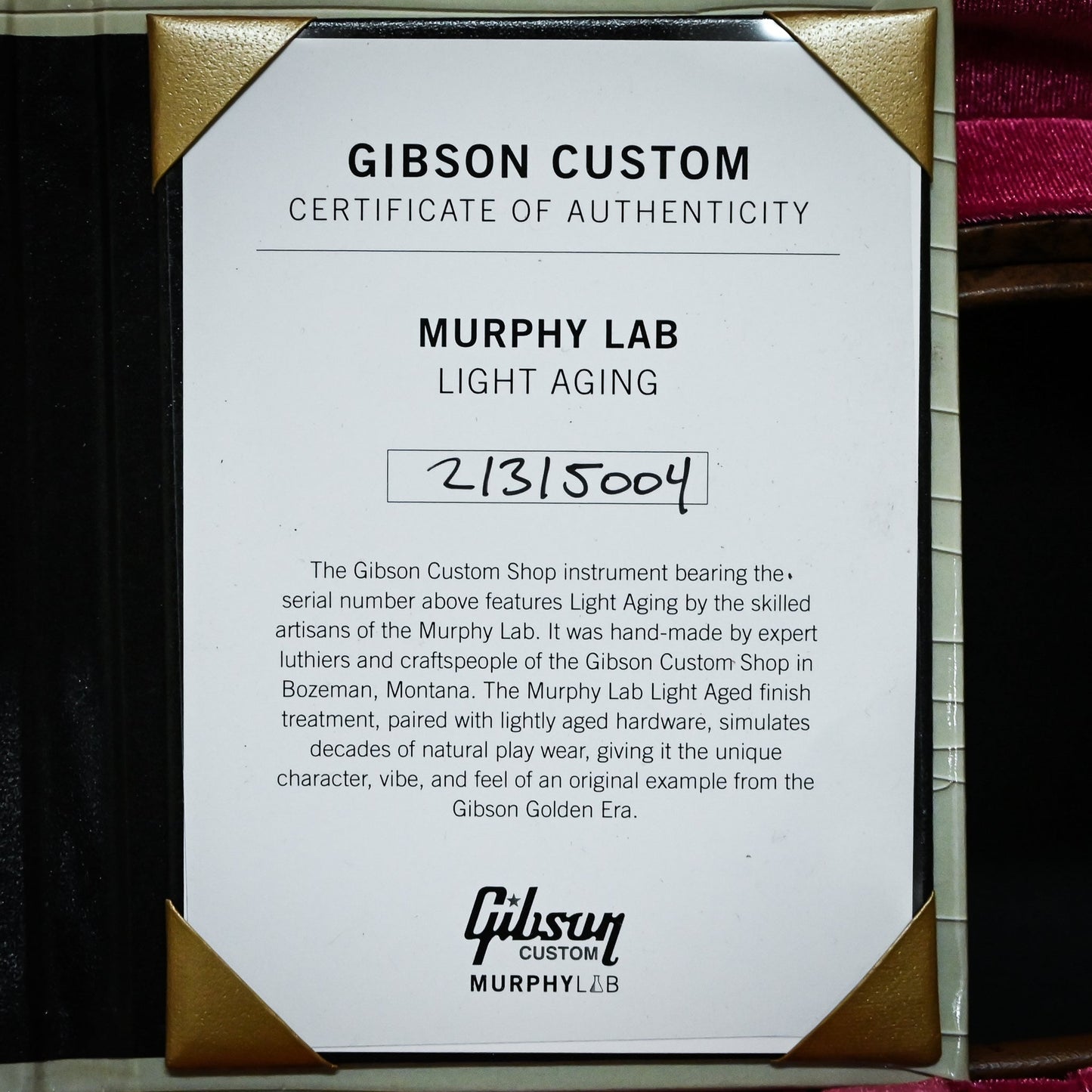 Gibson Custom 1957 SJ-200 Murphy Lab Light Aged- Dark Natural 2025 (21315004)