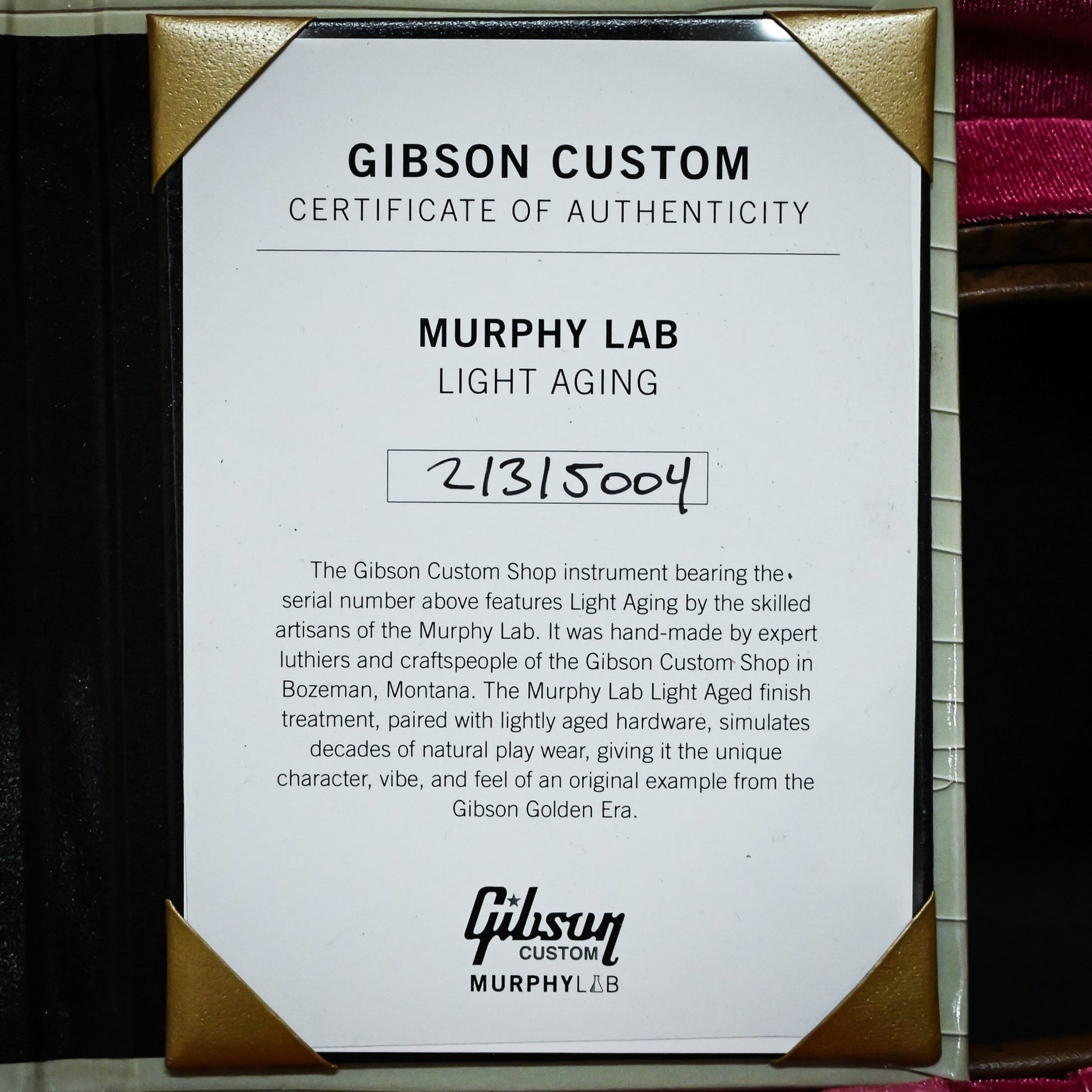 Gibson Custom 1957 SJ-200 Murphy Lab Light Aged- Dark Natural 2025 (21315004)