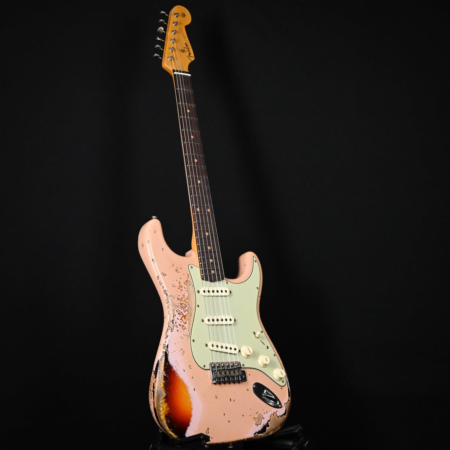 Fender Custom Shop Limited Edition '59 Stratocaster Super Heavy Relic- Aged Dirty Shell Pink/ Chocolate 3 Tone Sunburst 2025 (CZ586151)