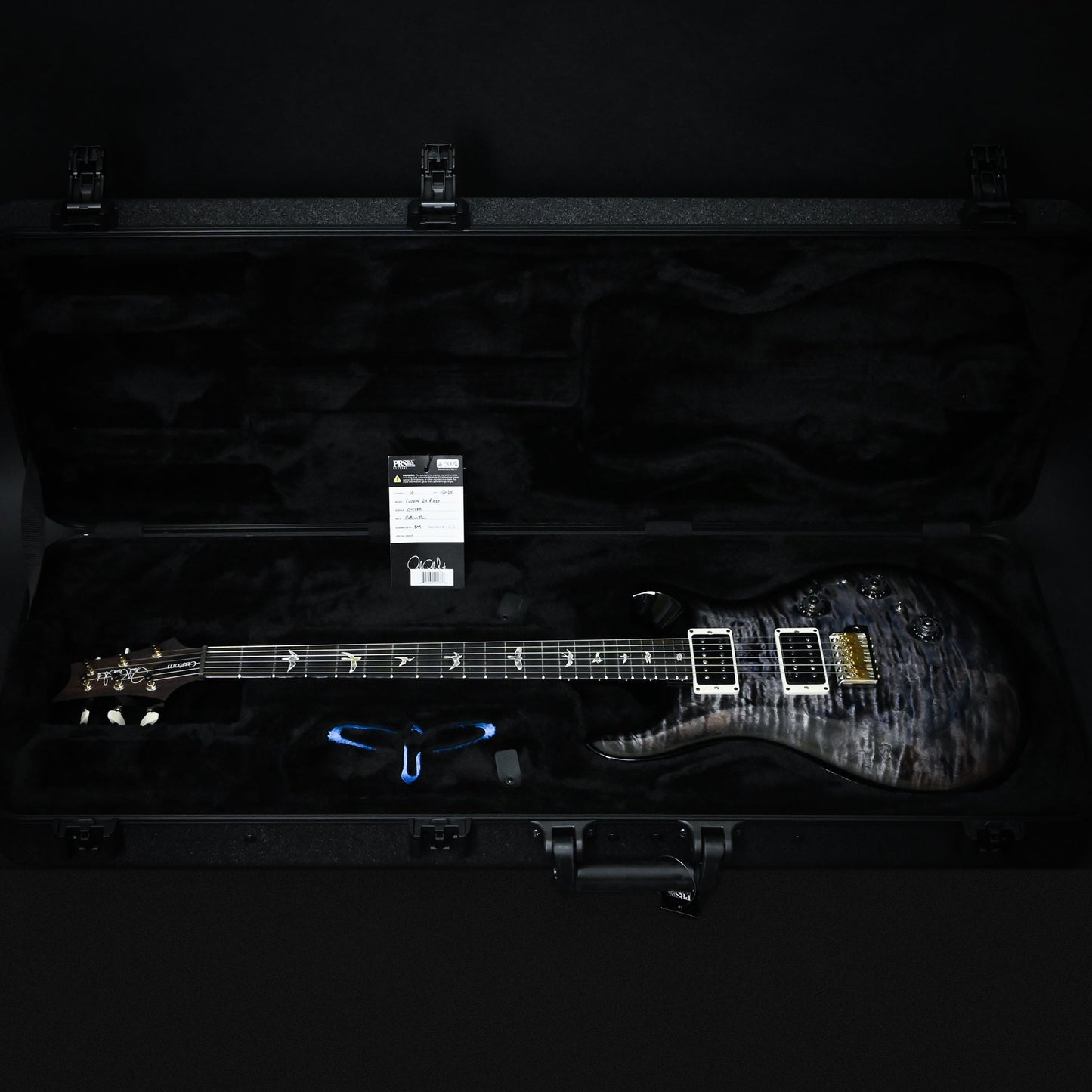 PRS Custom 24 Piezo w/ DMO Pickups Electric Guitar- Purple Mist Wraparound Smokeburst 2025 (0417831)