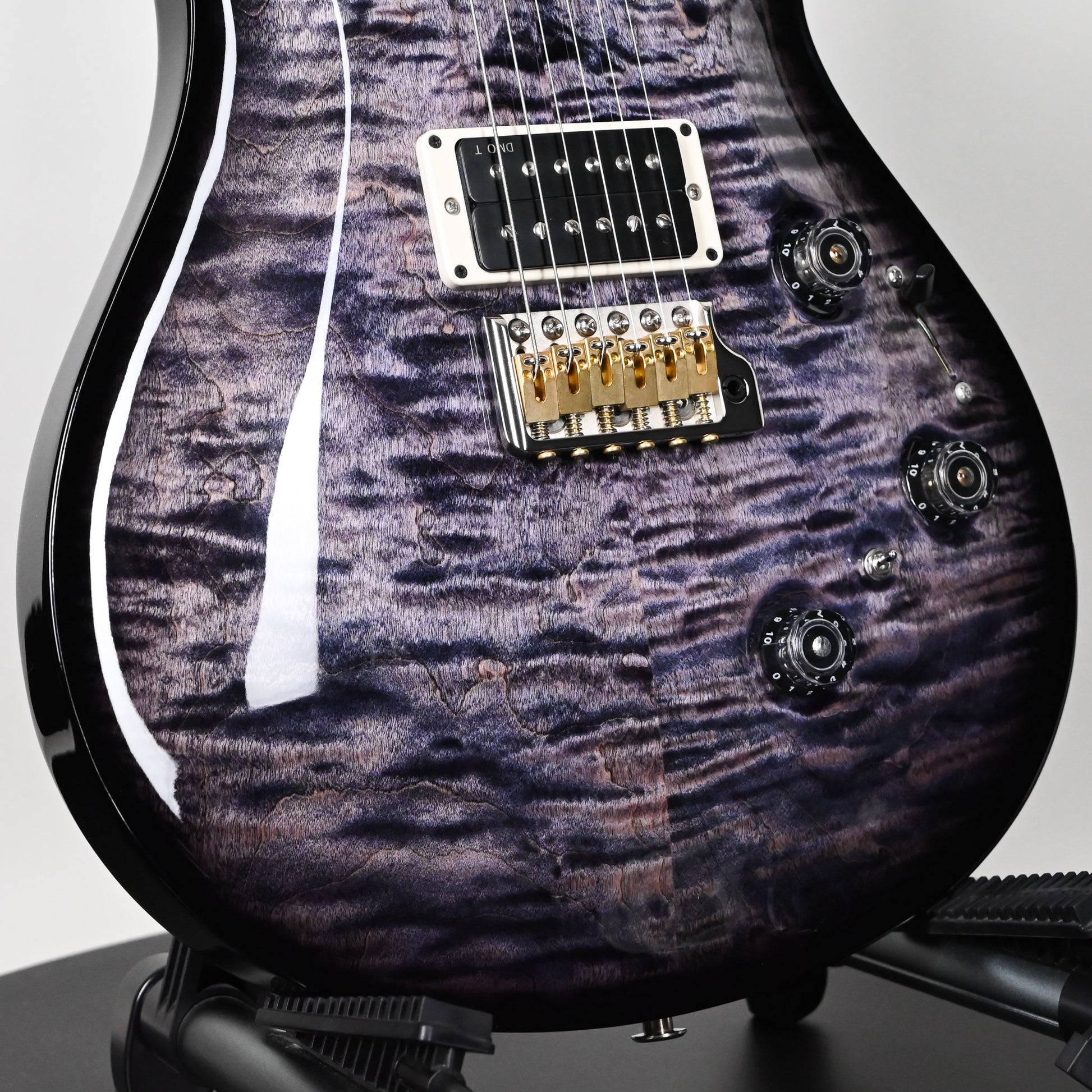 PRS Custom 24 Piezo w/ DMO Pickups Electric Guitar- Purple Mist Wraparound Smokeburst 2025 (0417831)