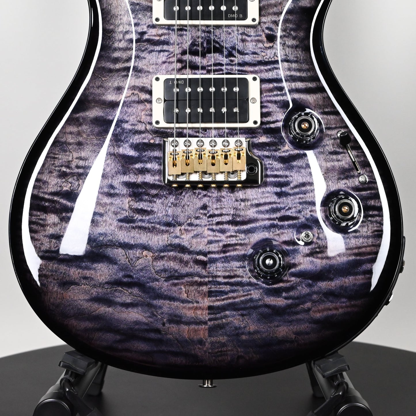 PRS Custom 24 Piezo w/ DMO Pickups Electric Guitar- Purple Mist Wraparound Smokeburst 2025 (0417831)