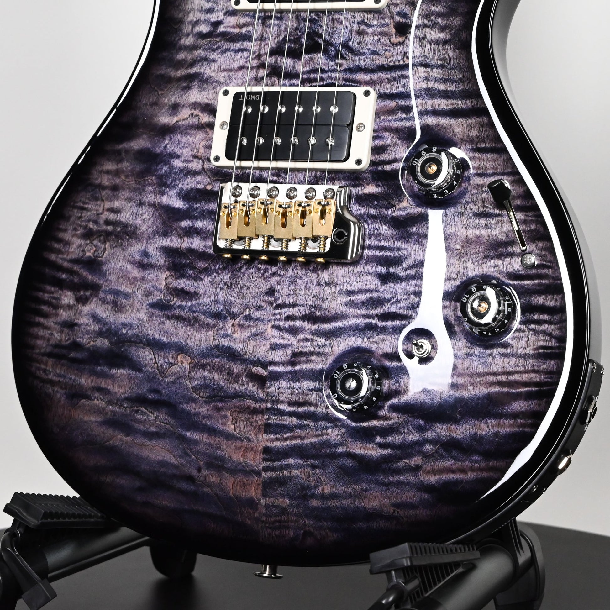 PRS Custom 24 Piezo w/ DMO Pickups Electric Guitar- Purple Mist Wraparound Smokeburst 2025 (0417831)