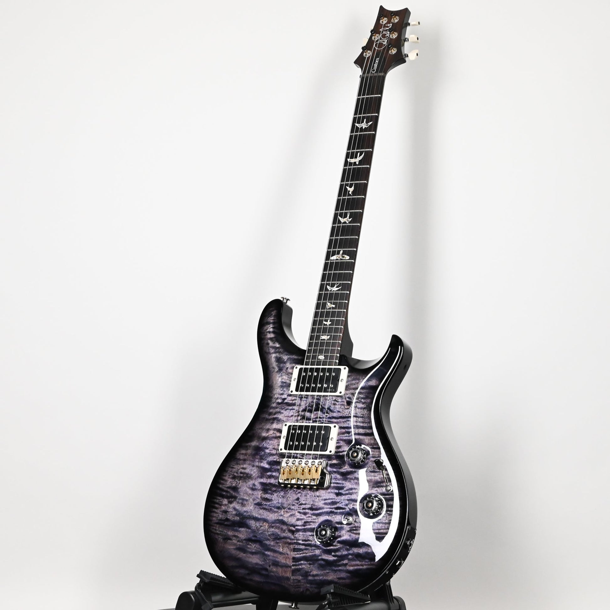 PRS Custom 24 Piezo w/ DMO Pickups Electric Guitar- Purple Mist Wraparound Smokeburst 2025 (0417831)
