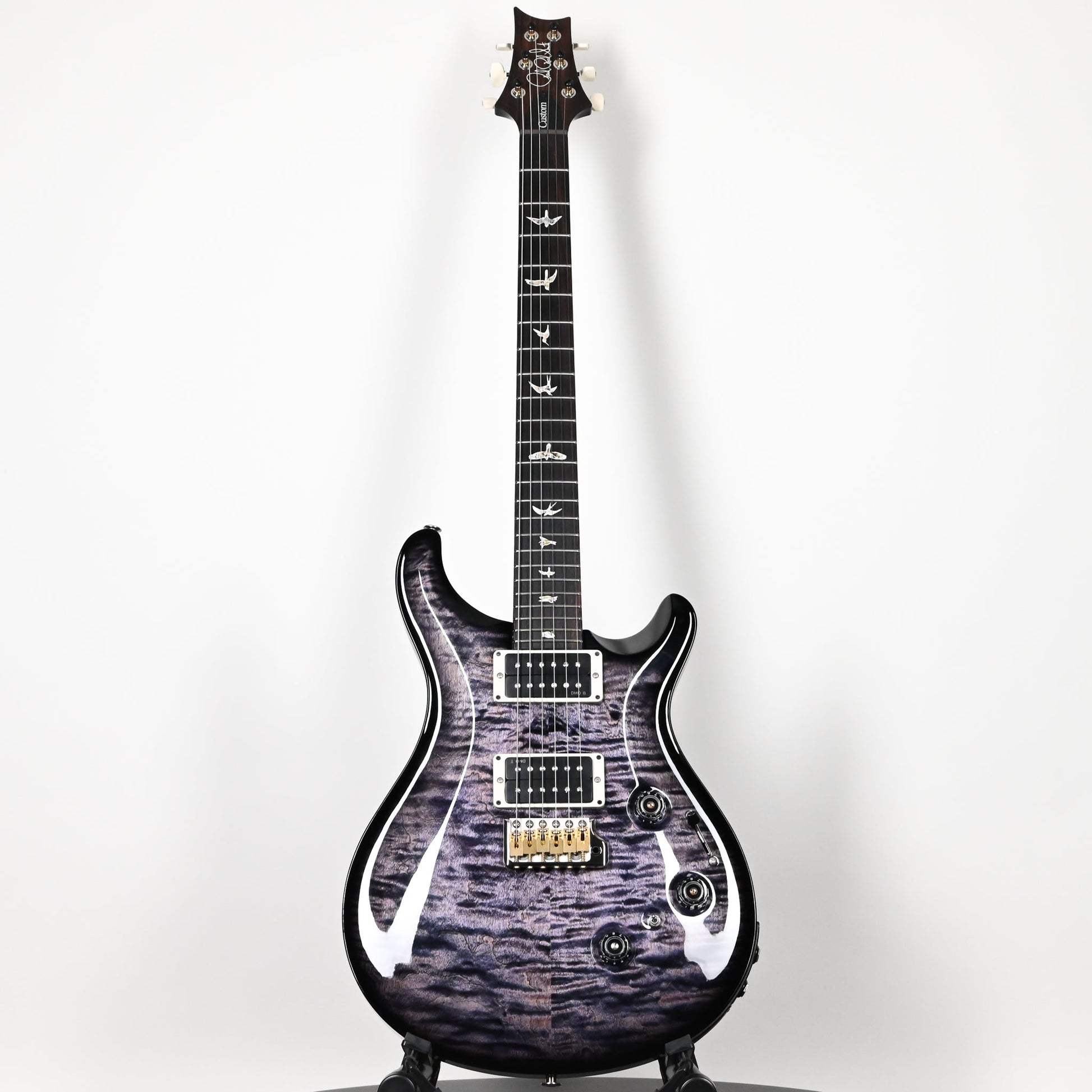PRS Custom 24 Piezo w/ DMO Pickups Electric Guitar- Purple Mist Wraparound Smokeburst 2025 (0417831)