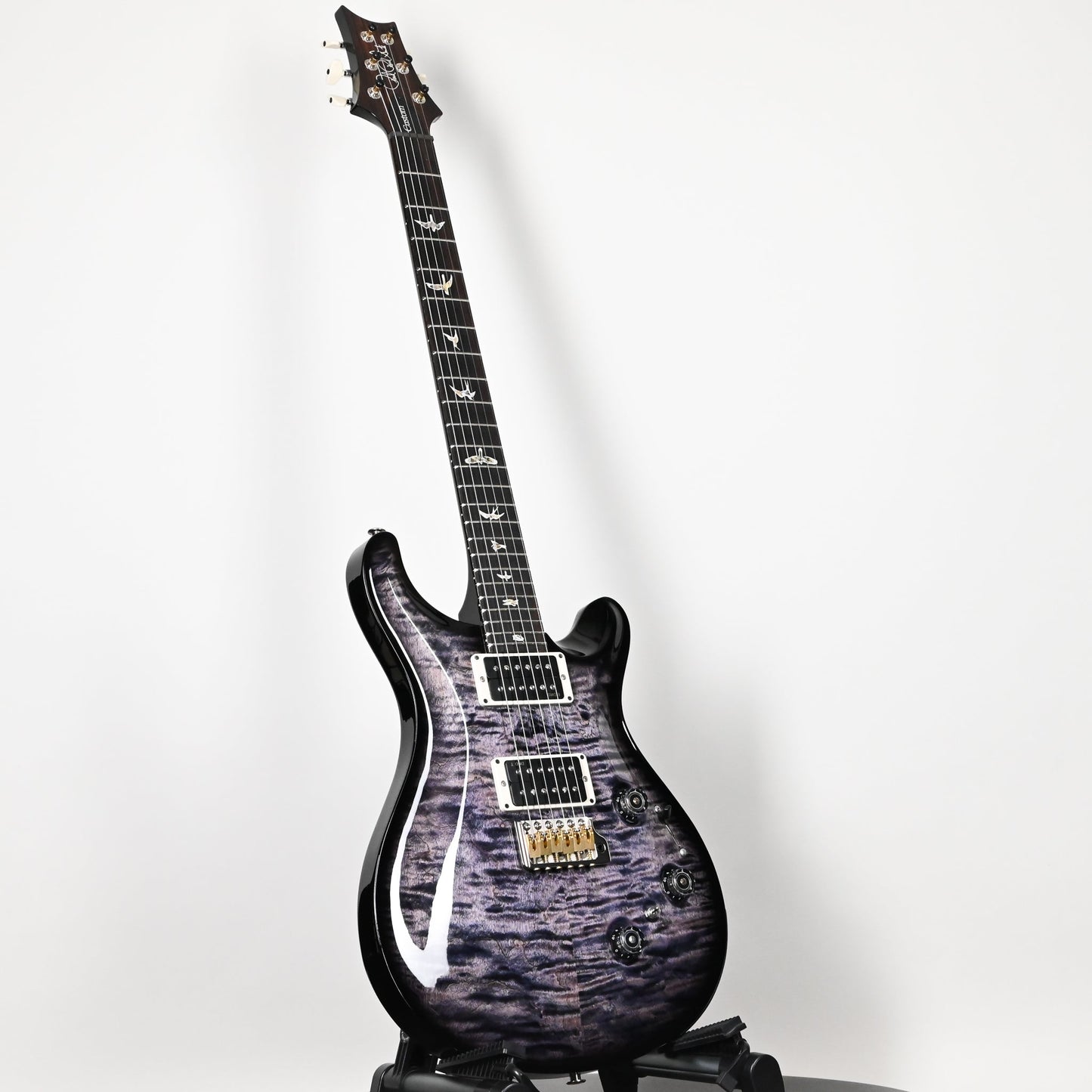 PRS Custom 24 Piezo w/ DMO Pickups Electric Guitar- Purple Mist Wraparound Smokeburst 2025 (0417831)