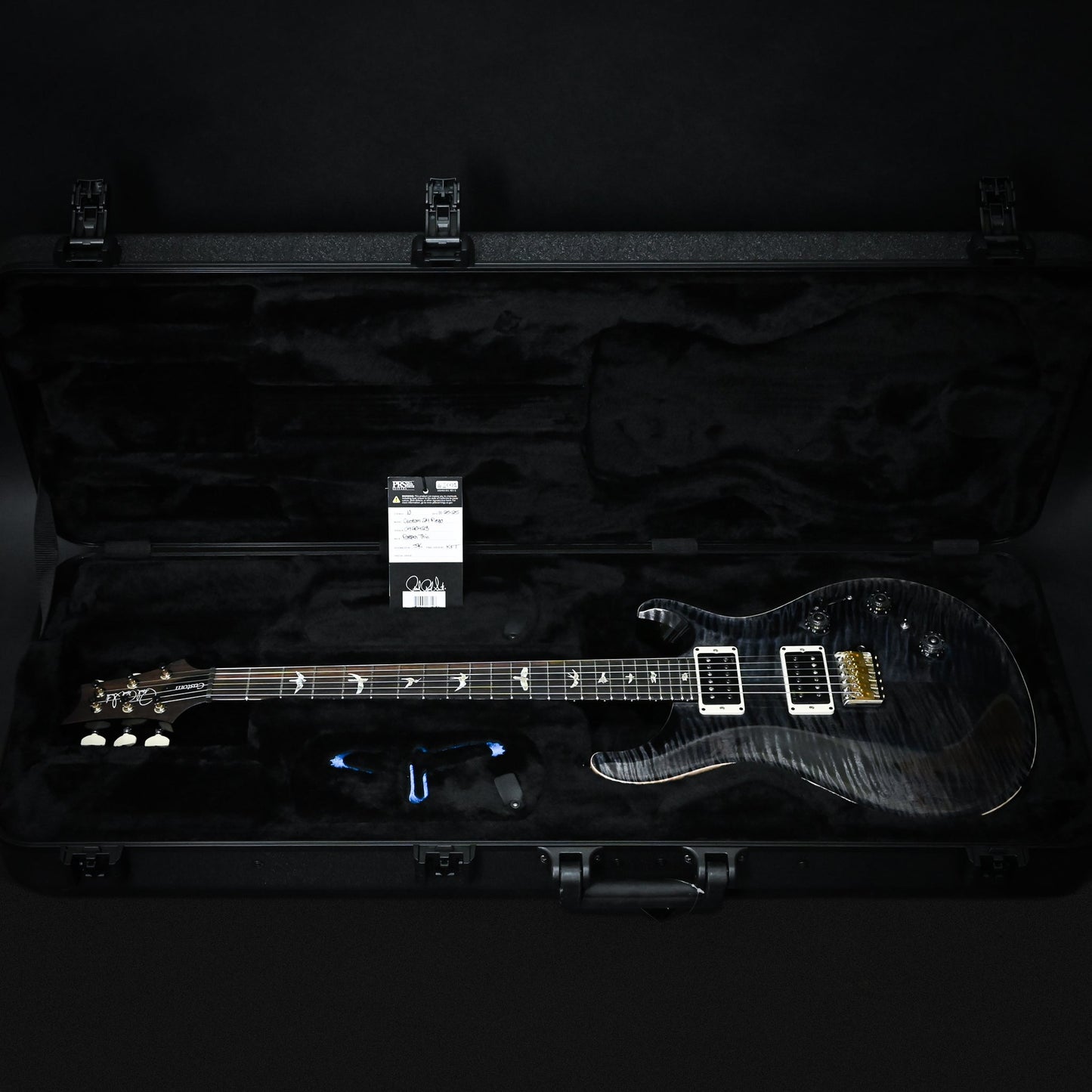 PRS Custom 24 Piezo w/ DMO Pickups Electric Guitar- Gray Black 2025 (0420423)