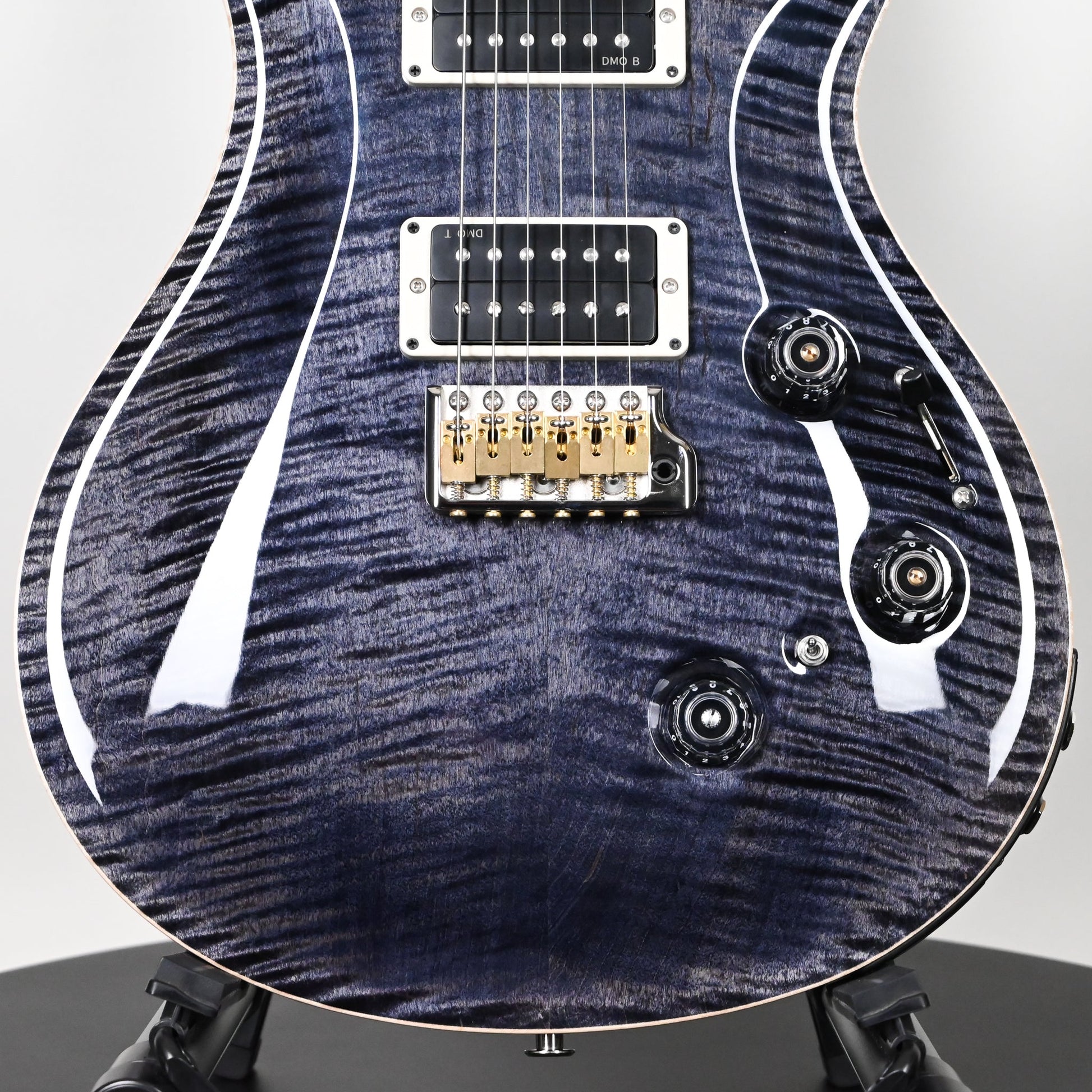 PRS Custom 24 Piezo w/ DMO Pickups Electric Guitar- Gray Black 2025 (0420423)
