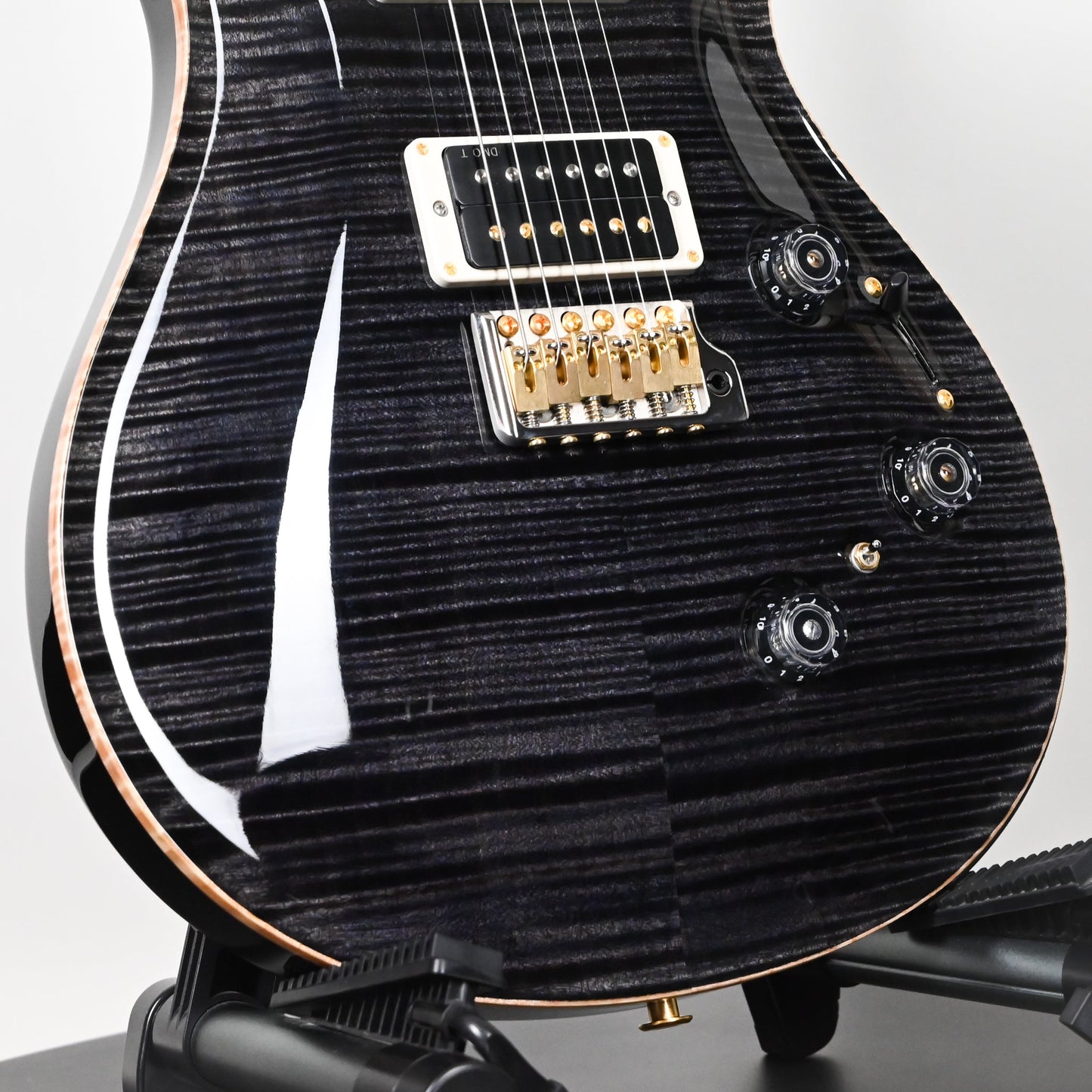 PRS Custom 24 Piezo w/ 10-Top & DMO Pickups Electric Guitar- Gray Black 2025 (0413698)