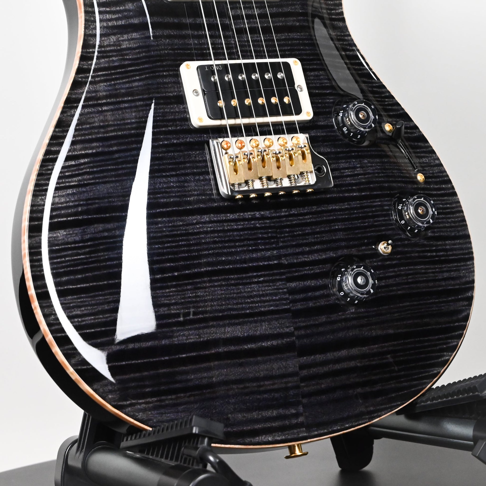 PRS Custom 24 Piezo w/ 10-Top & DMO Pickups Electric Guitar- Gray Black 2025 (0413698)