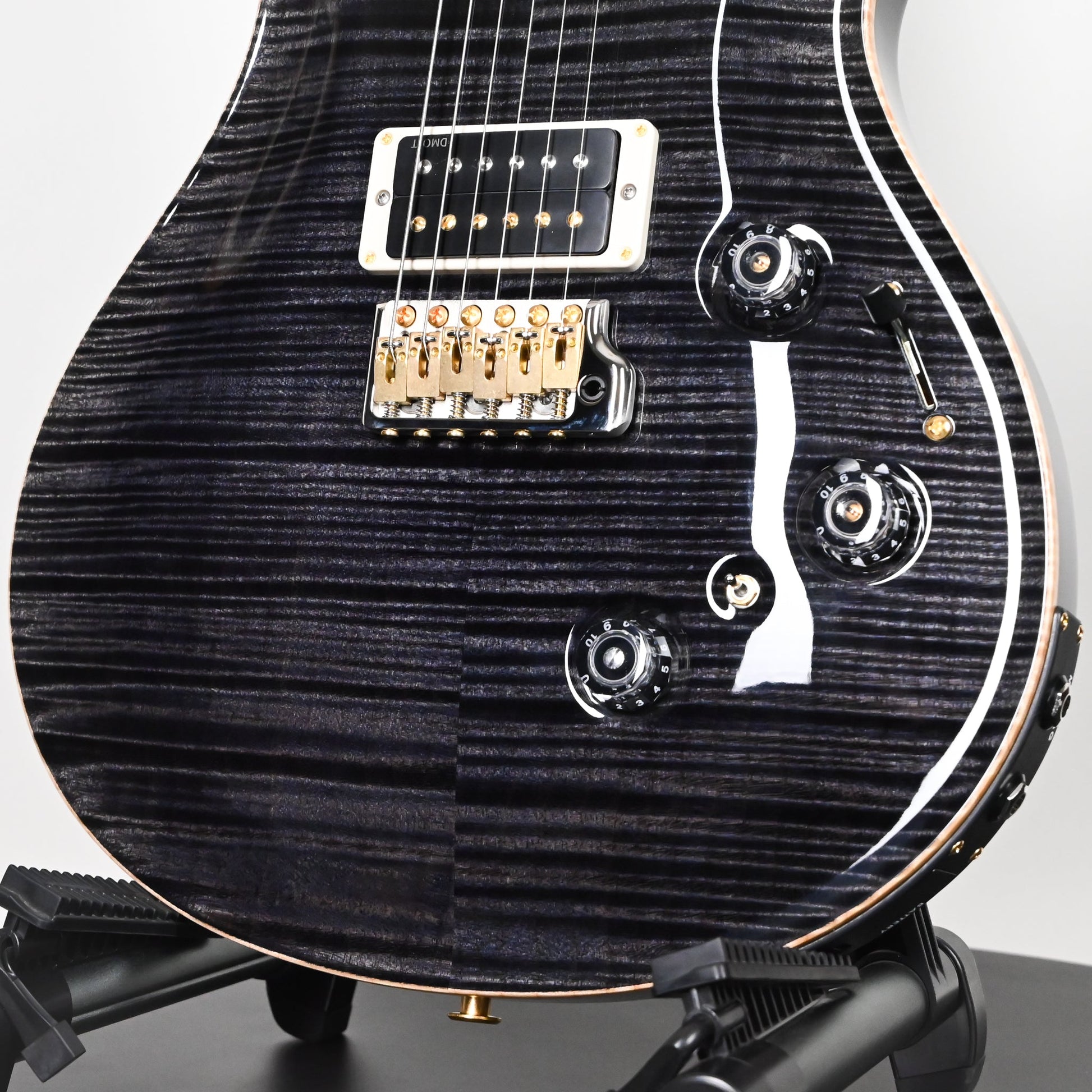 PRS Custom 24 Piezo w/ 10-Top & DMO Pickups Electric Guitar- Gray Black 2025 (0413698)